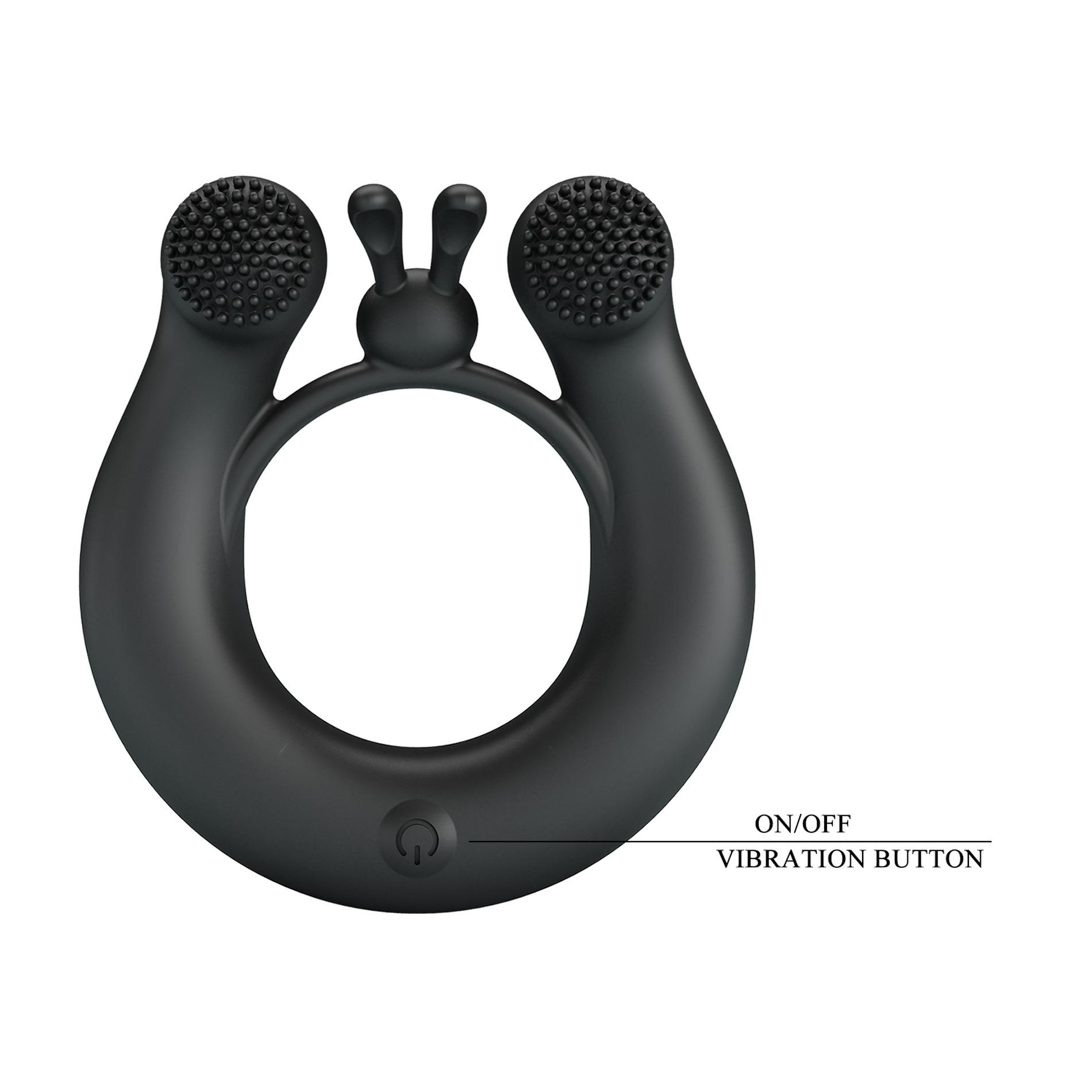 Vibrant Penis Ring Dahlia, 12 Vibration Functions Memory Function