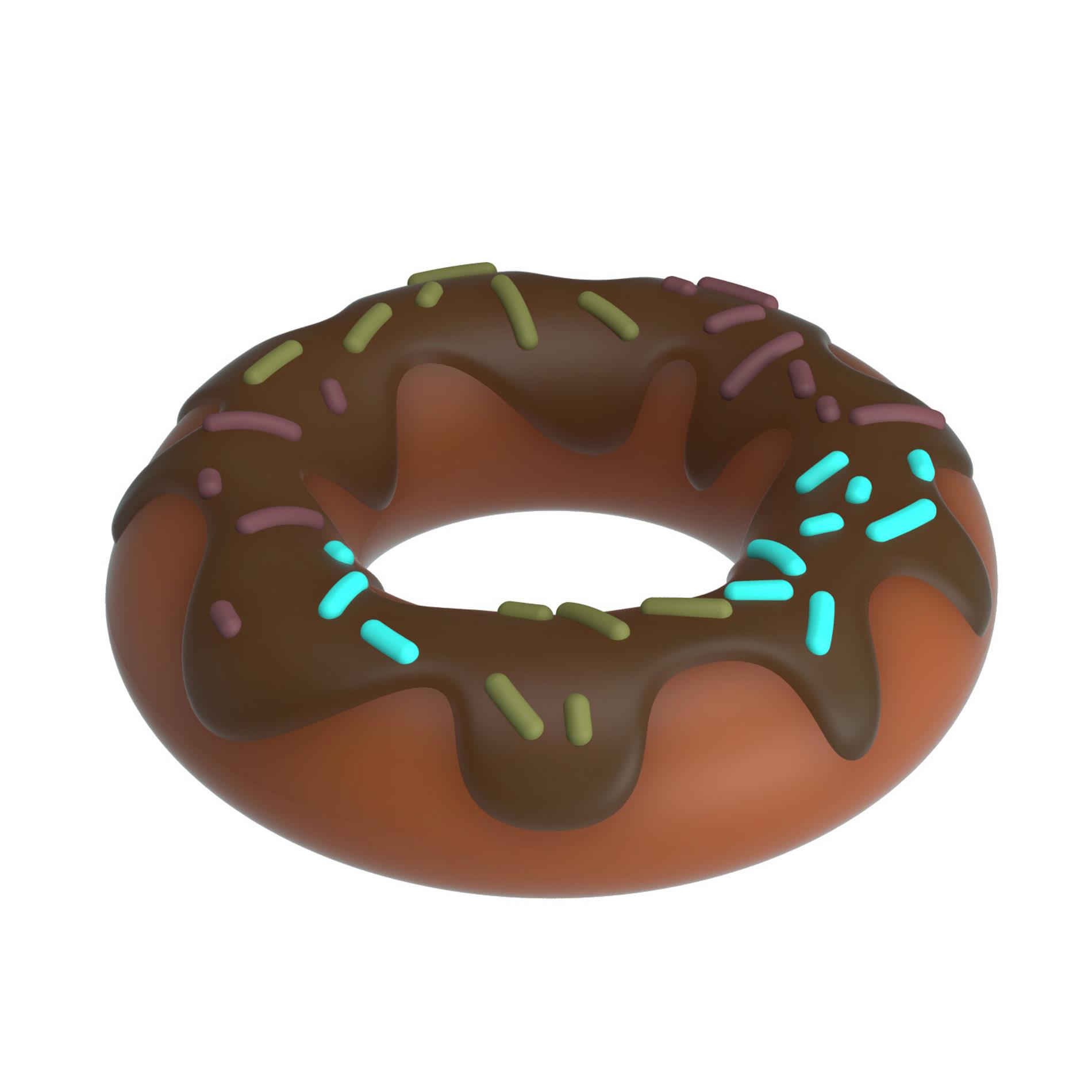 Pretty Love Choco Super Donut Silicone Cock Ring