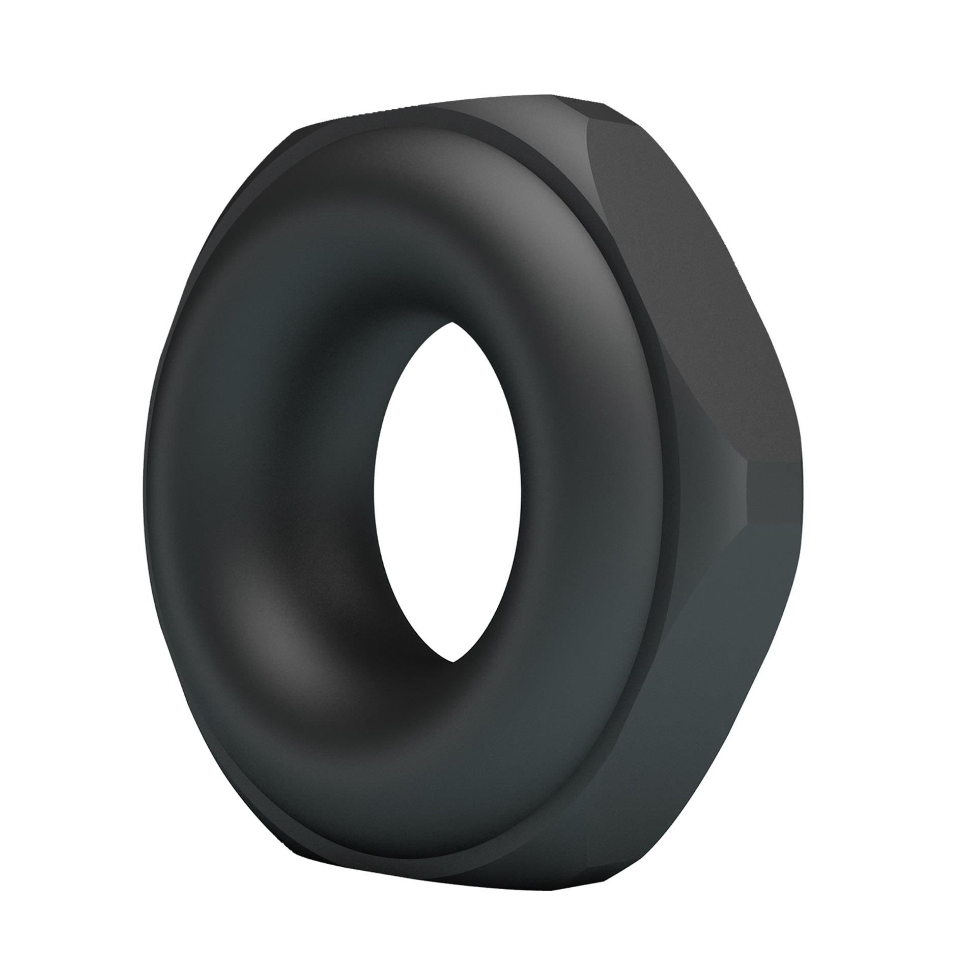Crazy Bull Jarvius Super Soft Silicone Cock Ring – Black