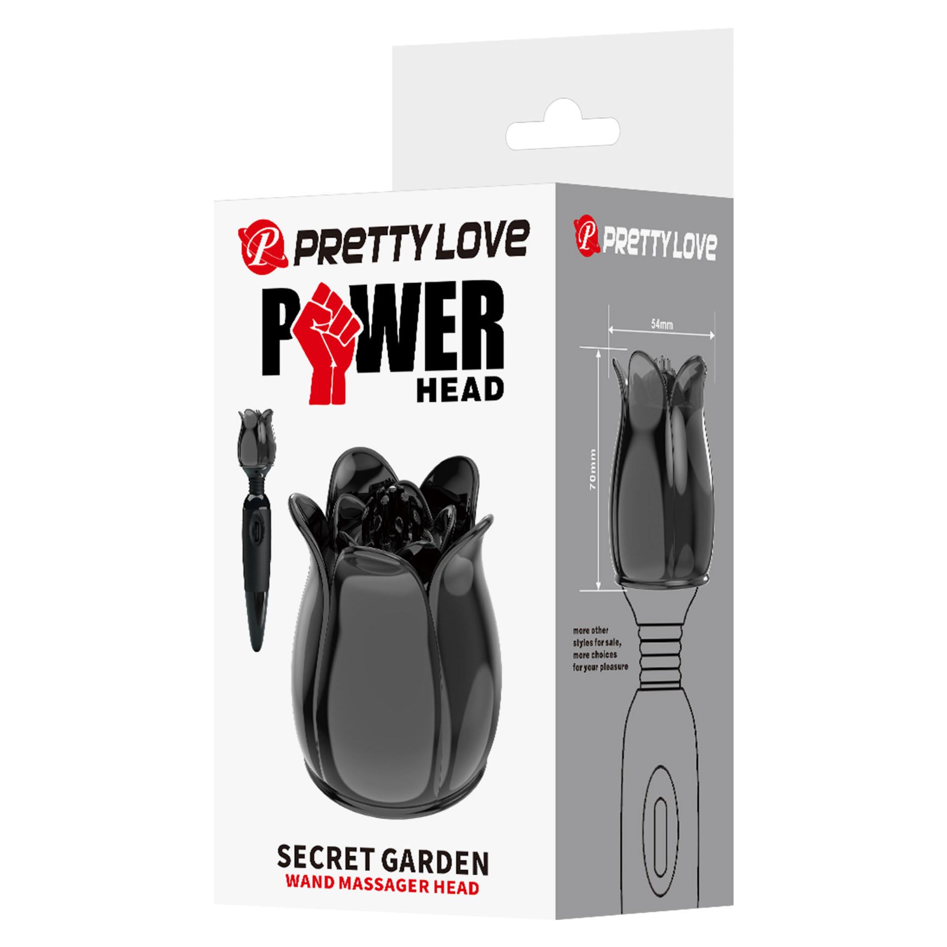 Pretty Love Power Head Secret Garden Wand Massager Attachment