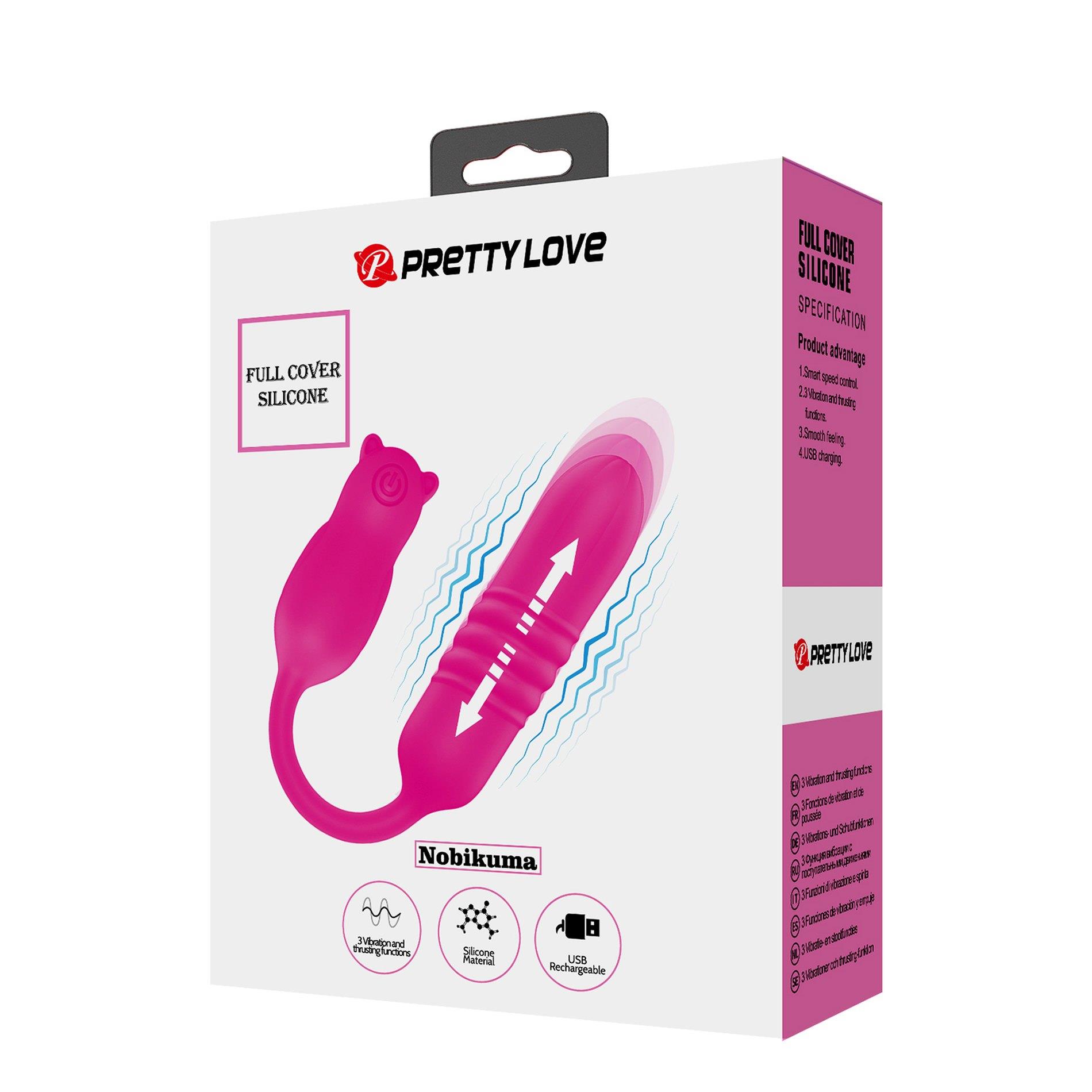 Pretty Love - Nobikuma, 3 Vibration Functions 3 Thrusting Settings