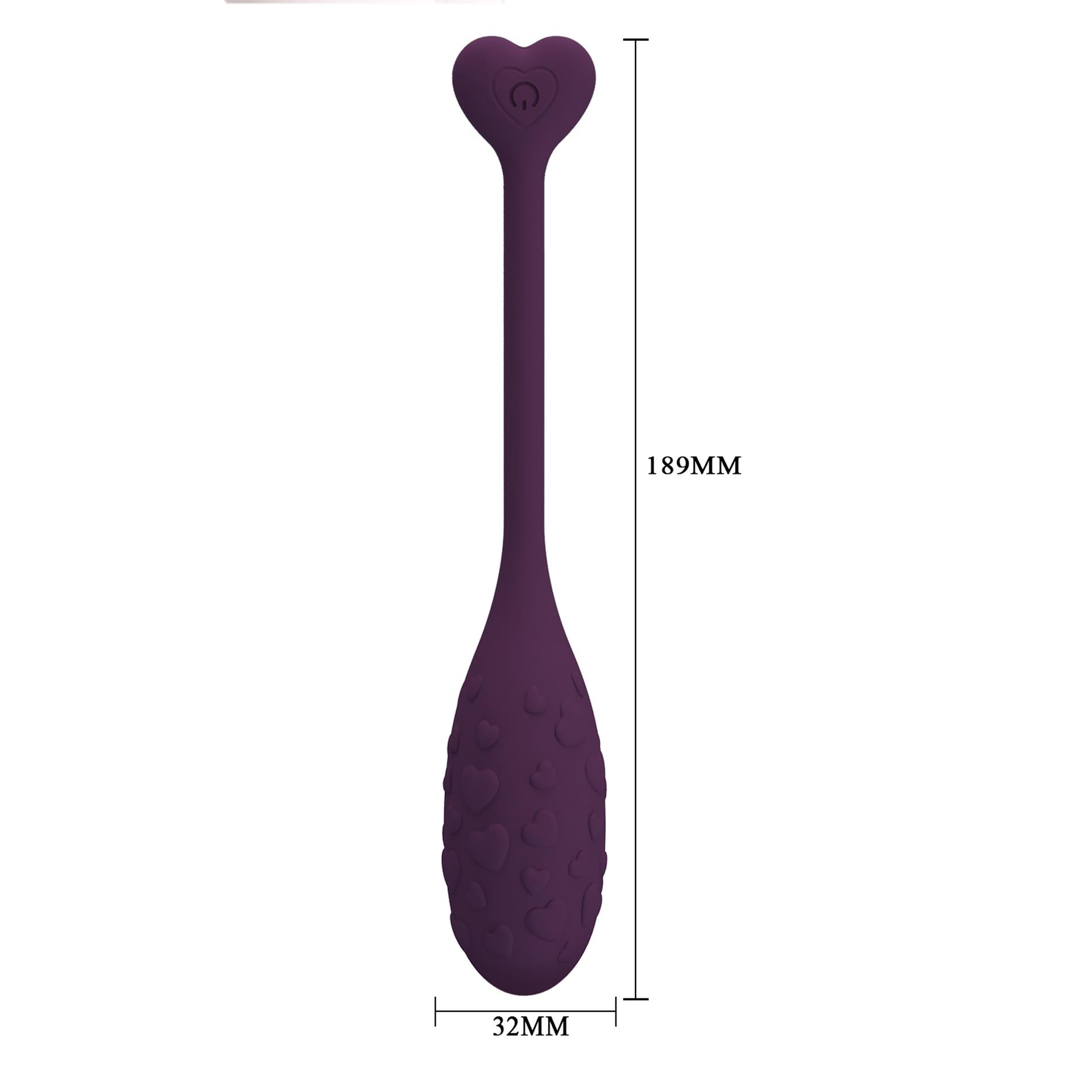 Pretty Love - Fisherman Purple, 12 Vibration Functions Mobile App Remote