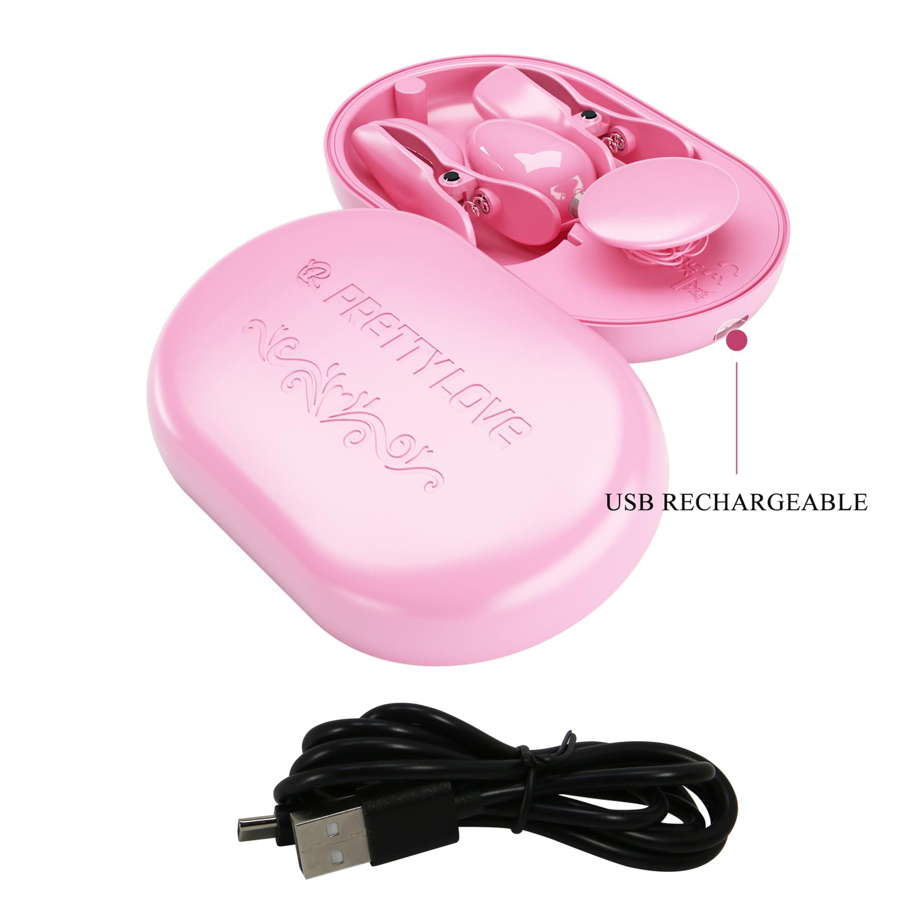 Pretty Love - Surprise Box Pink, 12 Vibration Functions 3 Electric Shock