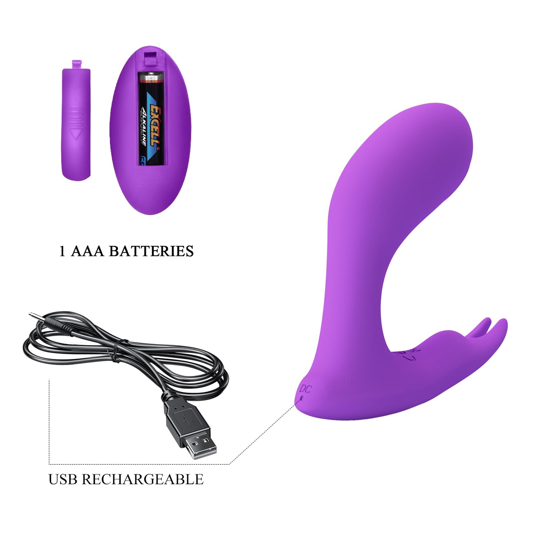 Pretty Love - Idabelle Purple,12 Vibration Functions 12 Pulse Wave Settings