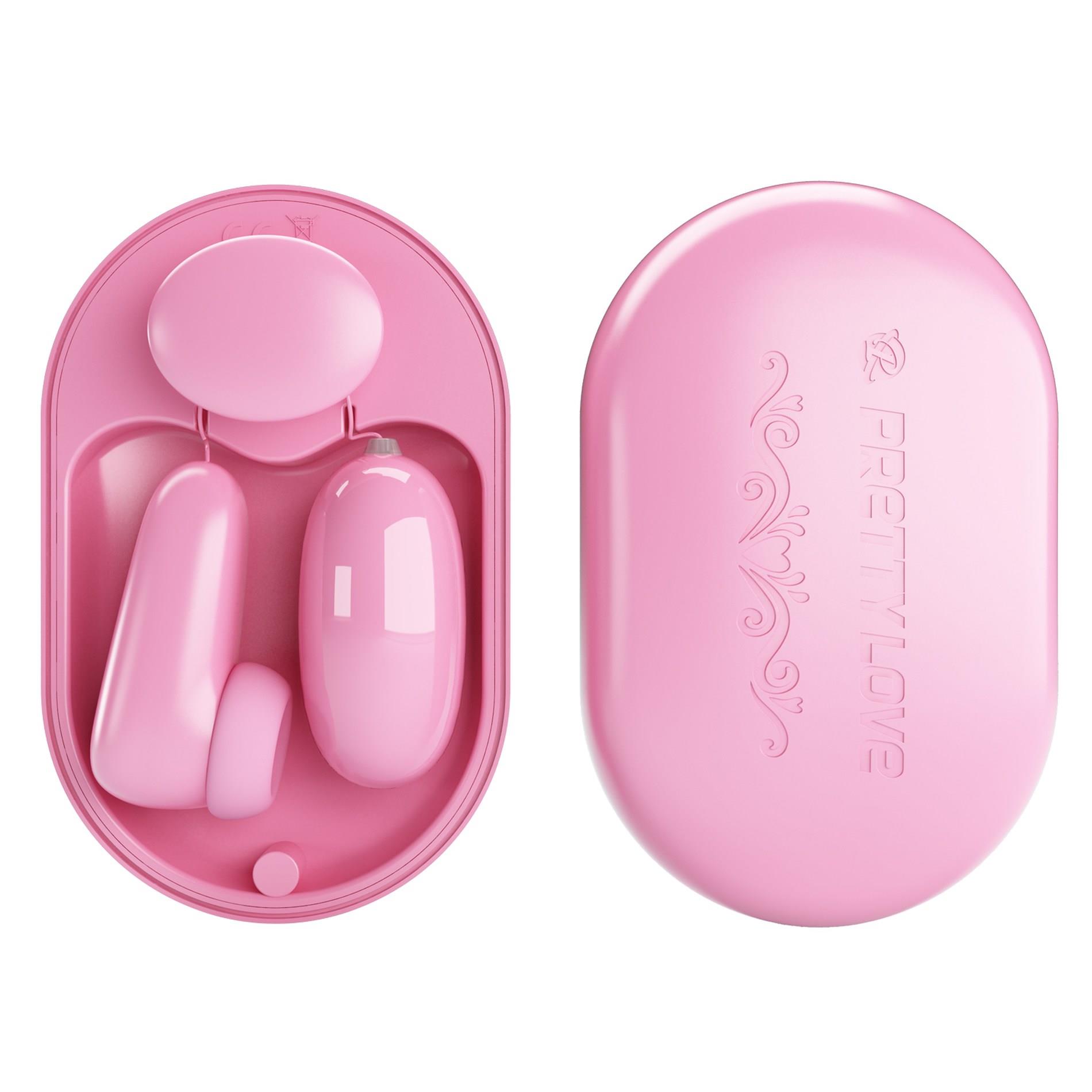 Pretty Love - Magic Box Pink, 12 Vibration Functions 7 Tapping Functions