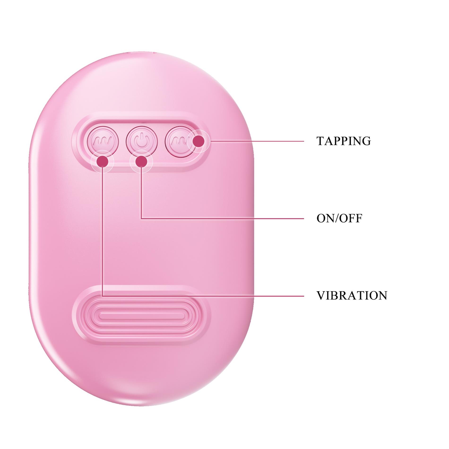 Pretty Love - Magic Box Pink, 12 Vibration Functions 7 Tapping Functions