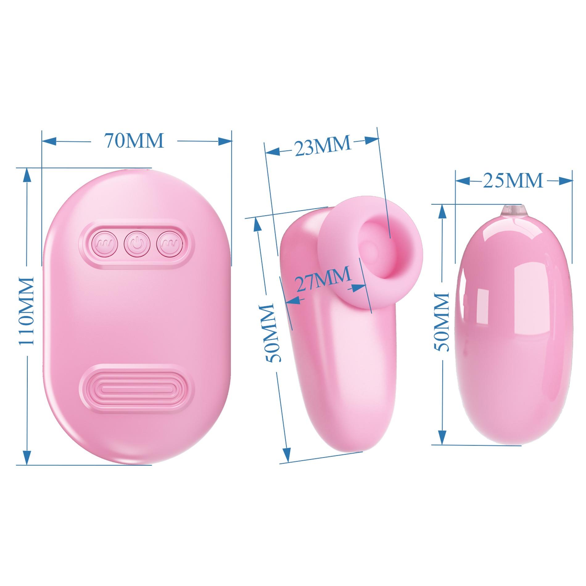 Pretty Love - Magic Box Pink, 12 Vibration Functions 7 Tapping Functions