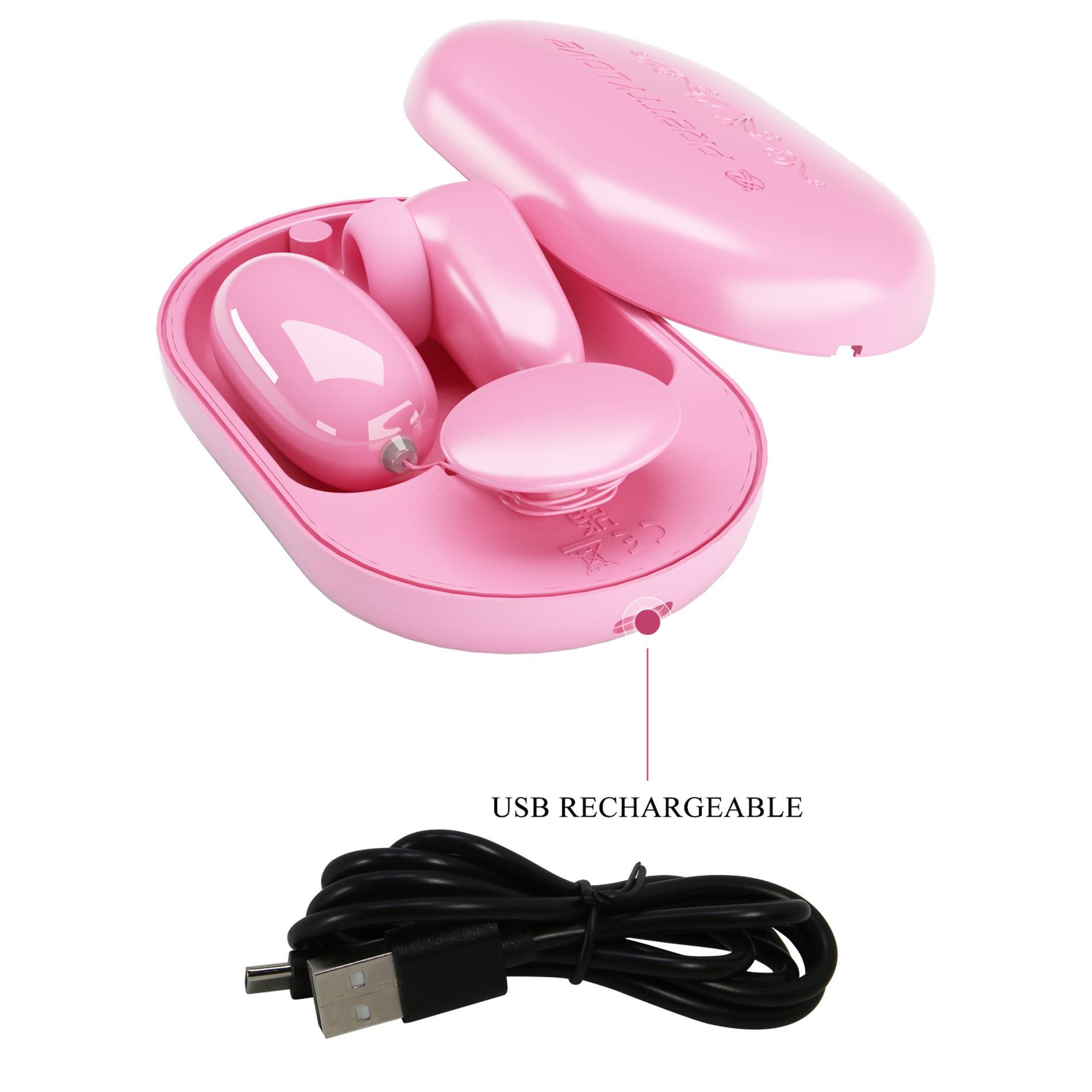 Pretty Love - Magic Box Pink, 12 Vibration Functions 7 Tapping Functions