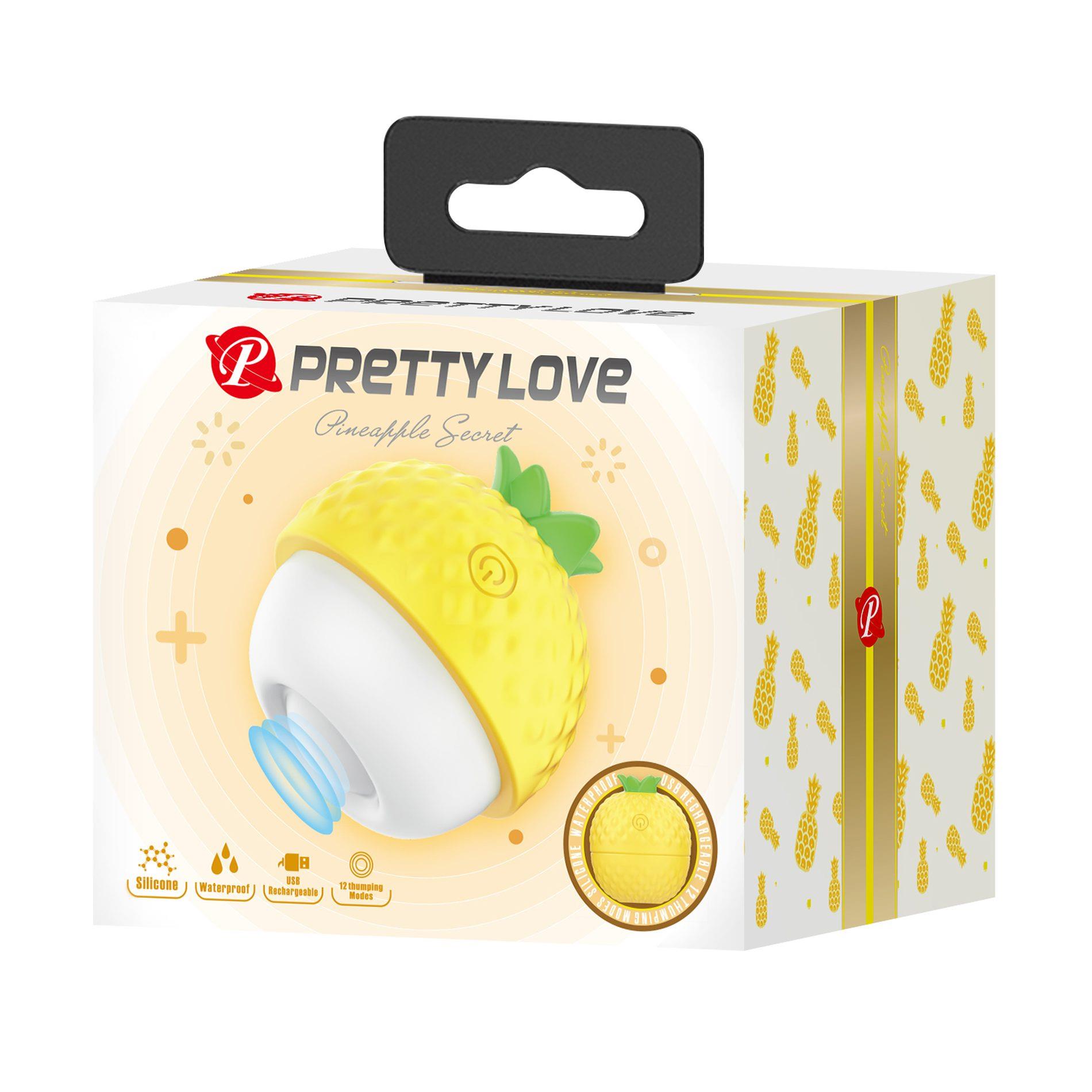 Pretty Love - Pineapple Secret, 12 Thumping Functions, Silicone