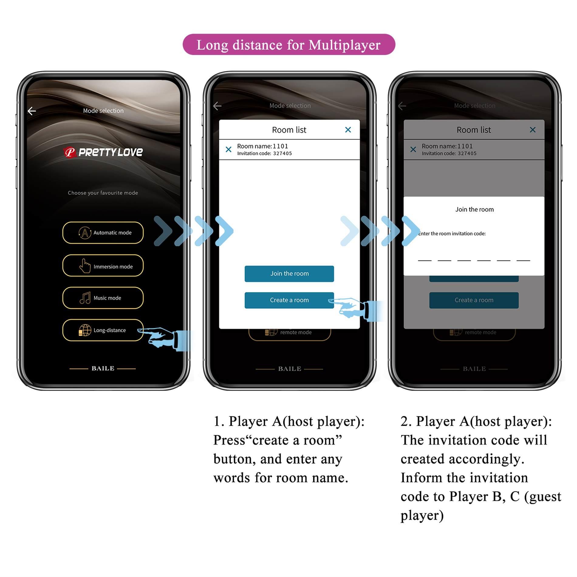 Kaila, 10 Tapping Functions 10 Thumping Functions Mobile App Remote Control