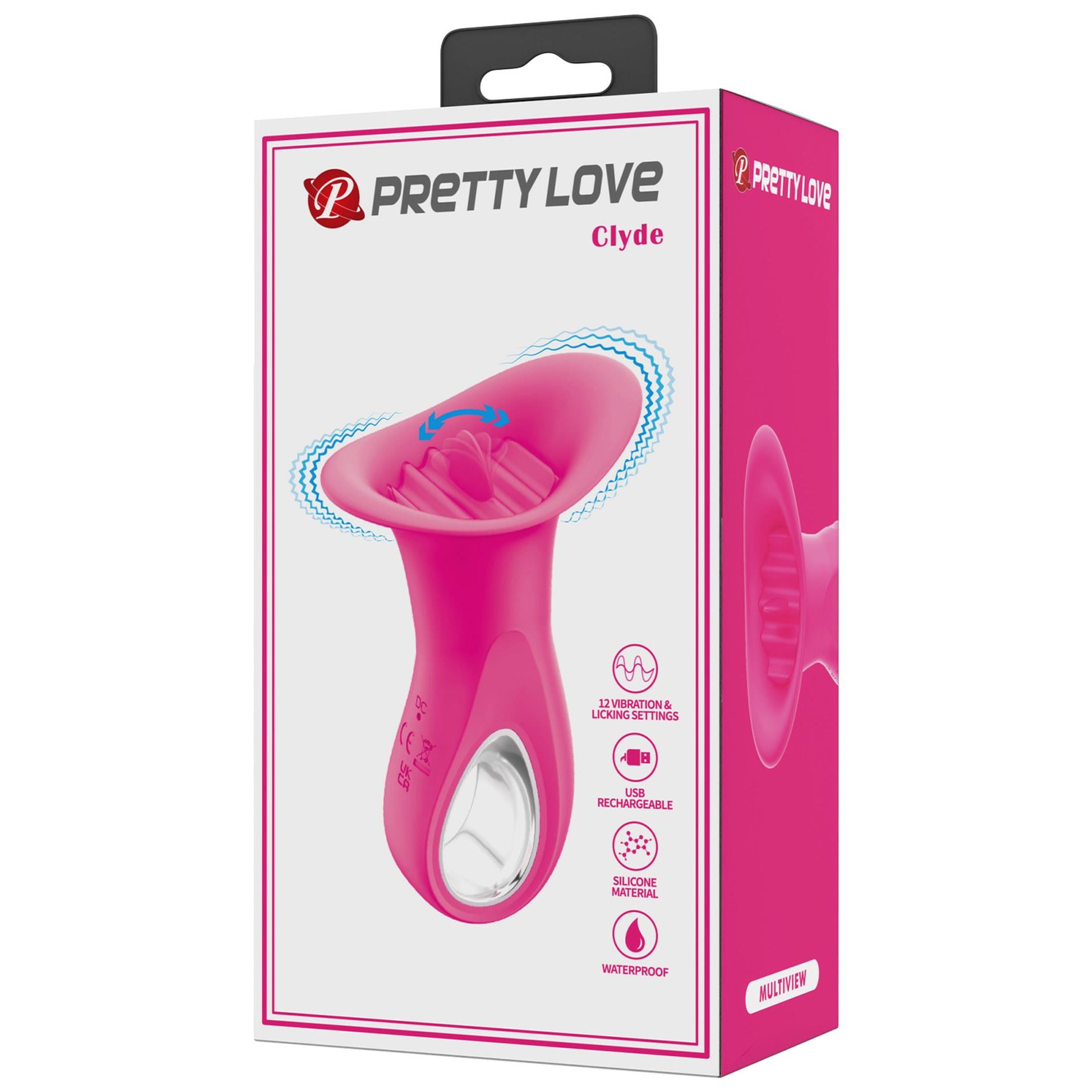 Pretty Love - Clyde, 12 Vibration Functions 12 Licking Settings