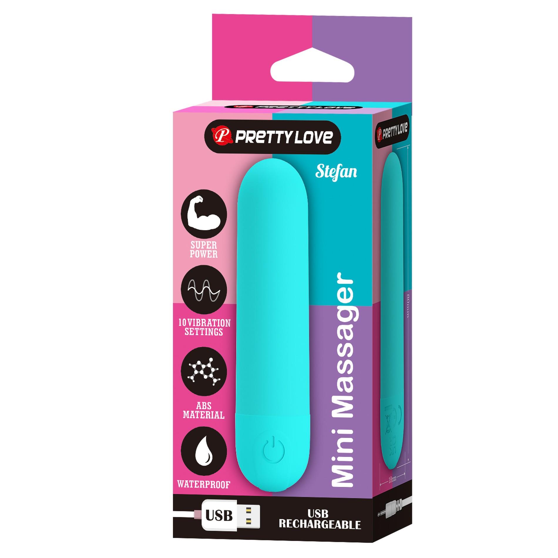 Stefan, Mini Massager, 10 Vibration Functions