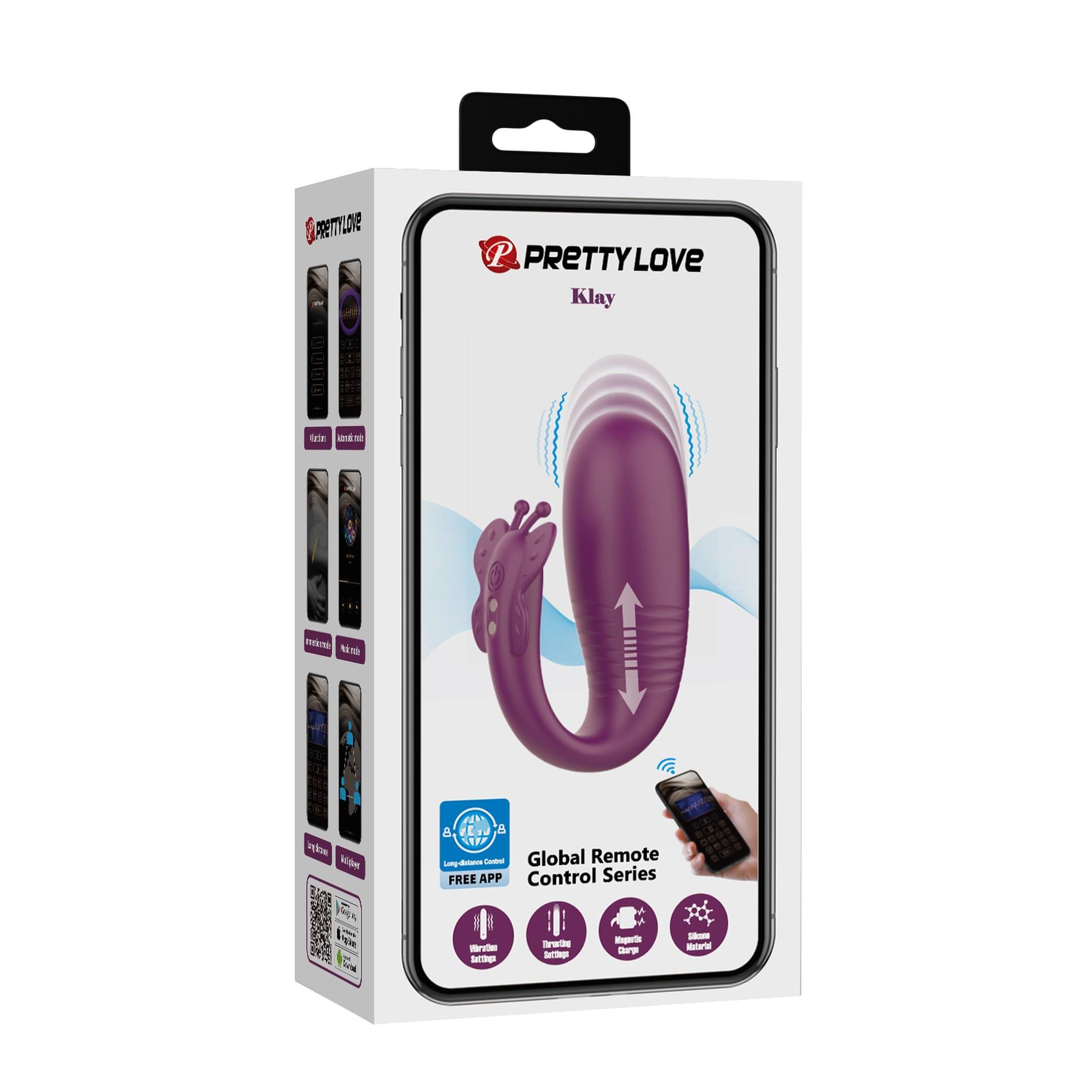 Pretty Love - Klay, 10 Vibration Functions 10 Thrusting Settings Mobile App