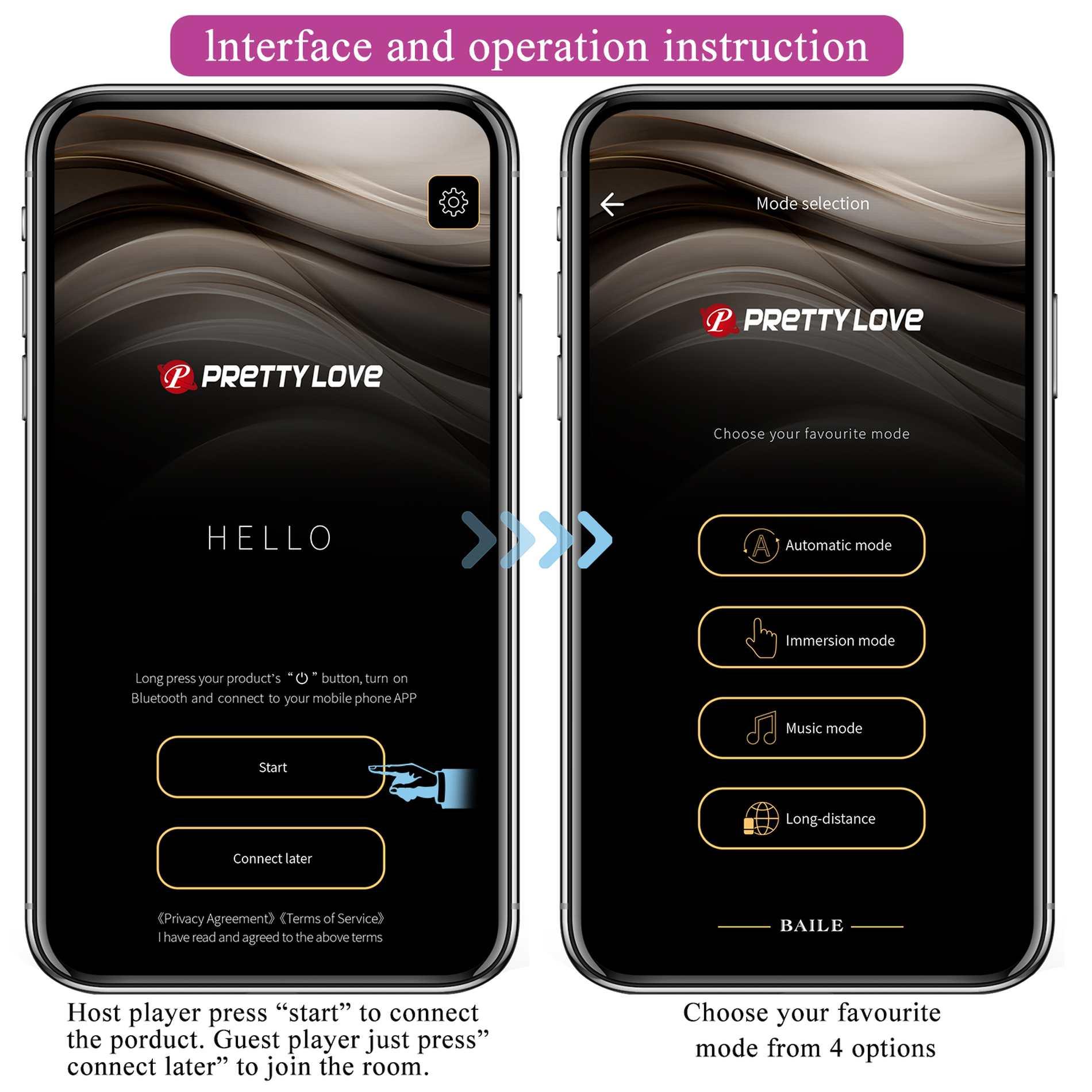 Pretty Love - Klay, 10 Vibration Functions 10 Thrusting Settings Mobile App