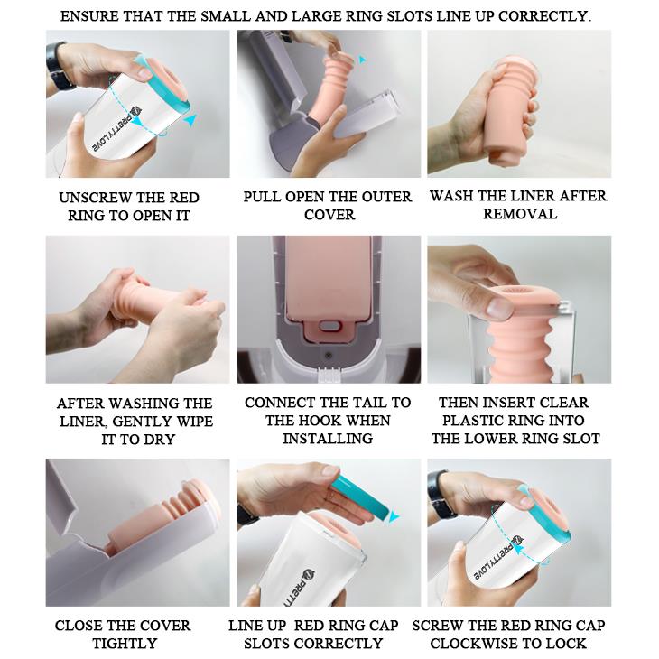 PRETTY LOVE - Masturbator ABY,(Vagina) 3 thrusting settings Memory function