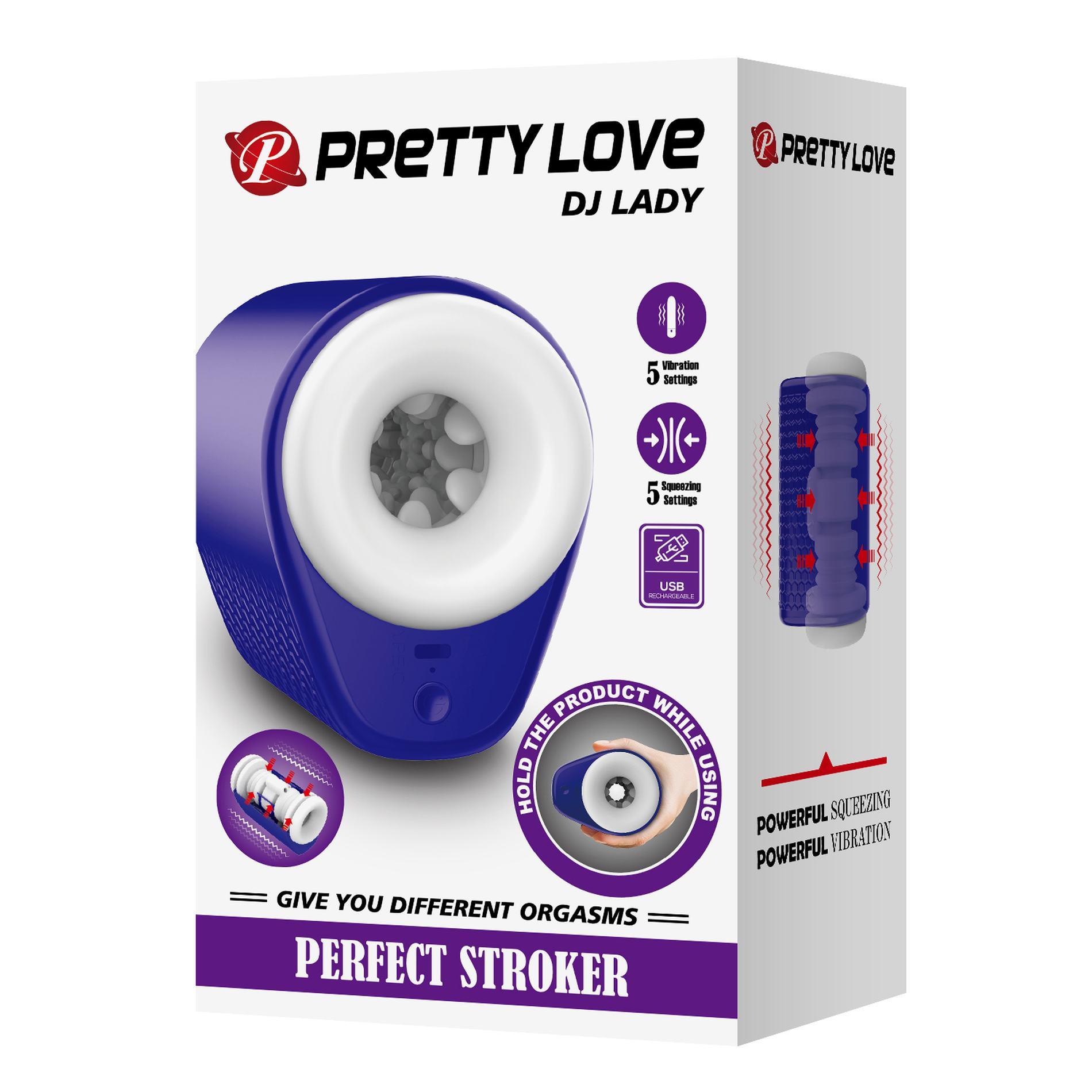 Pretty Love - Dj Lady, 5 Vibration Functions 5 Squeezing Settings