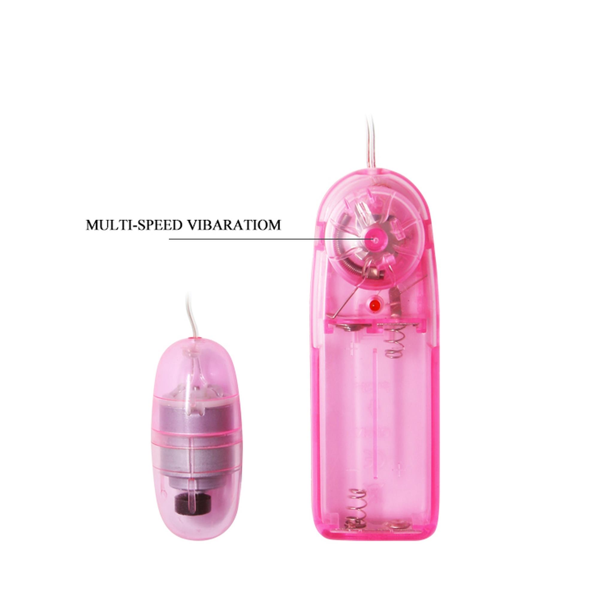 Masturbator z jajeczkiem wibrującym 3D