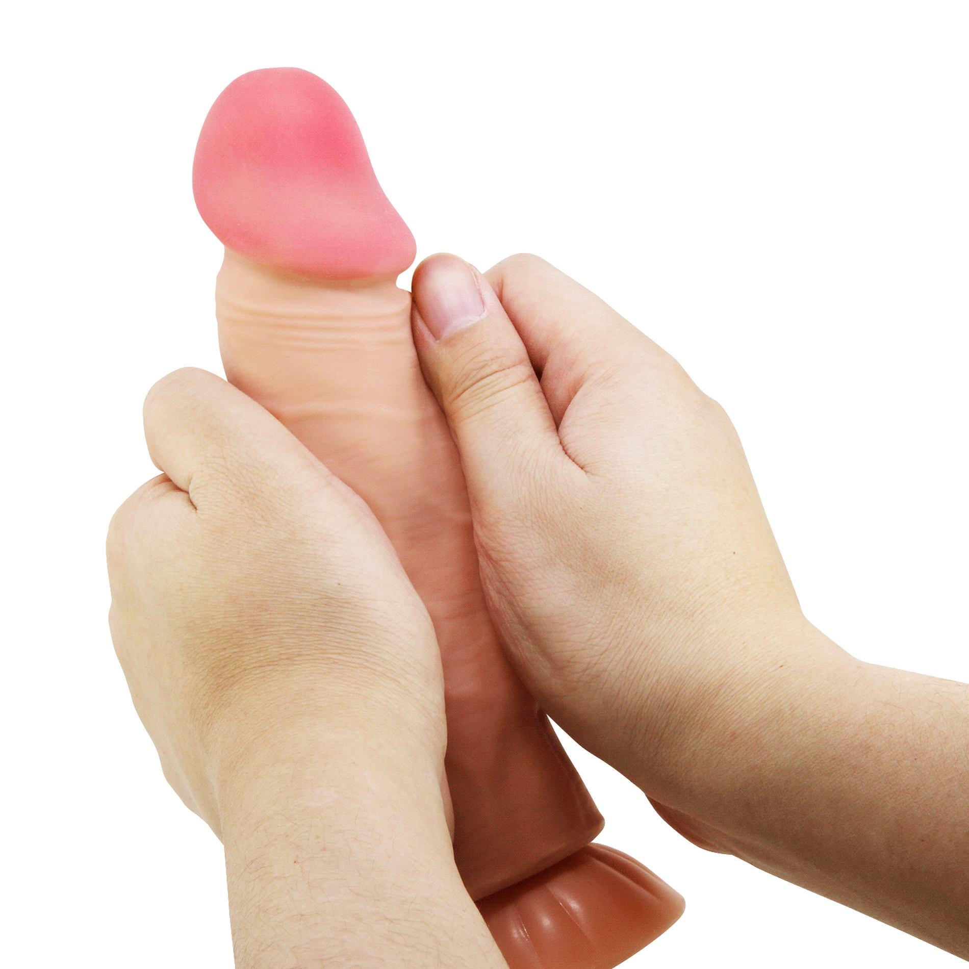 Baile - Sliding Skin 8,1'' Flesh, Bendable Suction Base Tpr