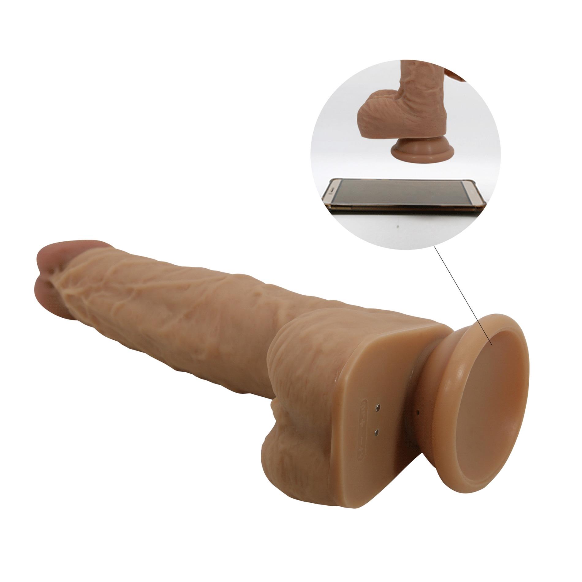 Pretty Love - Jonathan 8,3'' Light Brown, 3 Vibration Functions Thrusting