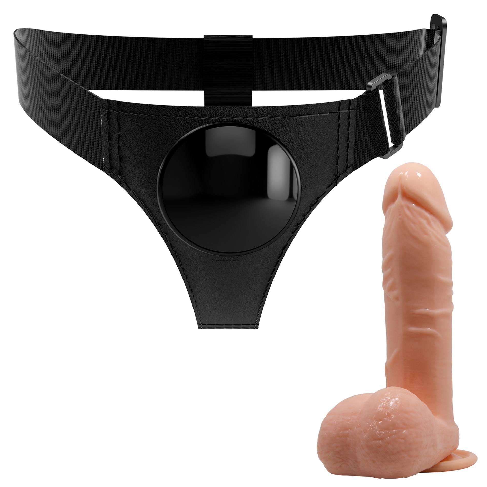 Pretty Love - Harness Briefs- Tom, Universal Strap-On, 7.4'' Dildo
