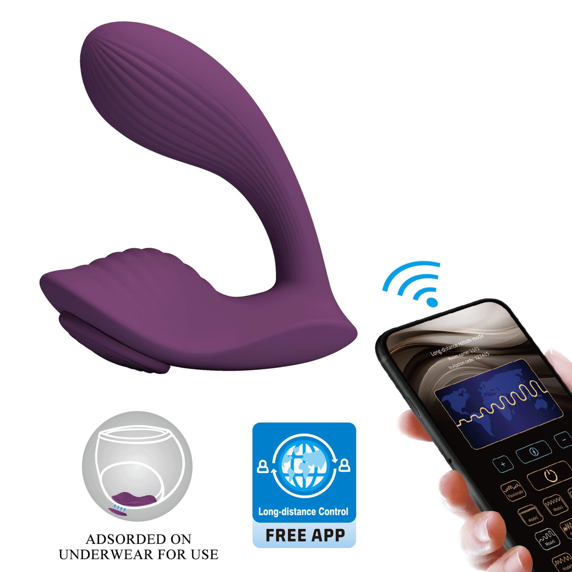 Franz, 10 Vibration Functions Mobile App Remote Control