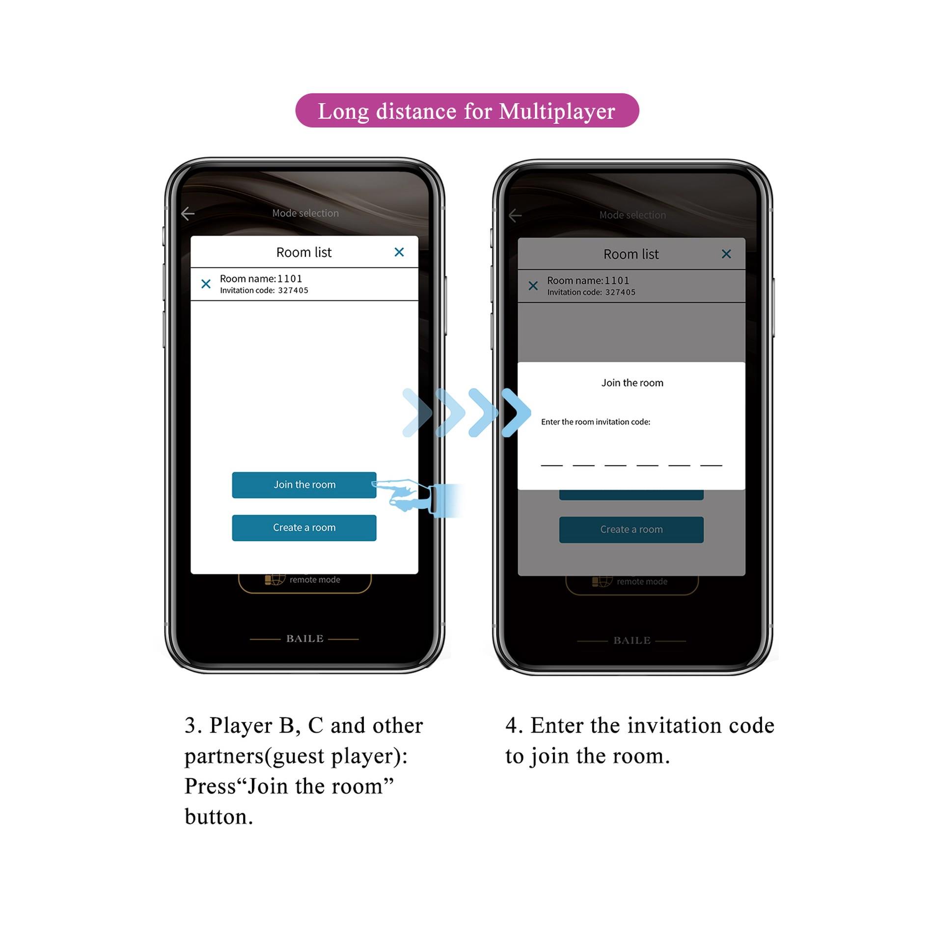 Franz, 10 Vibration Functions Mobile App Remote Control