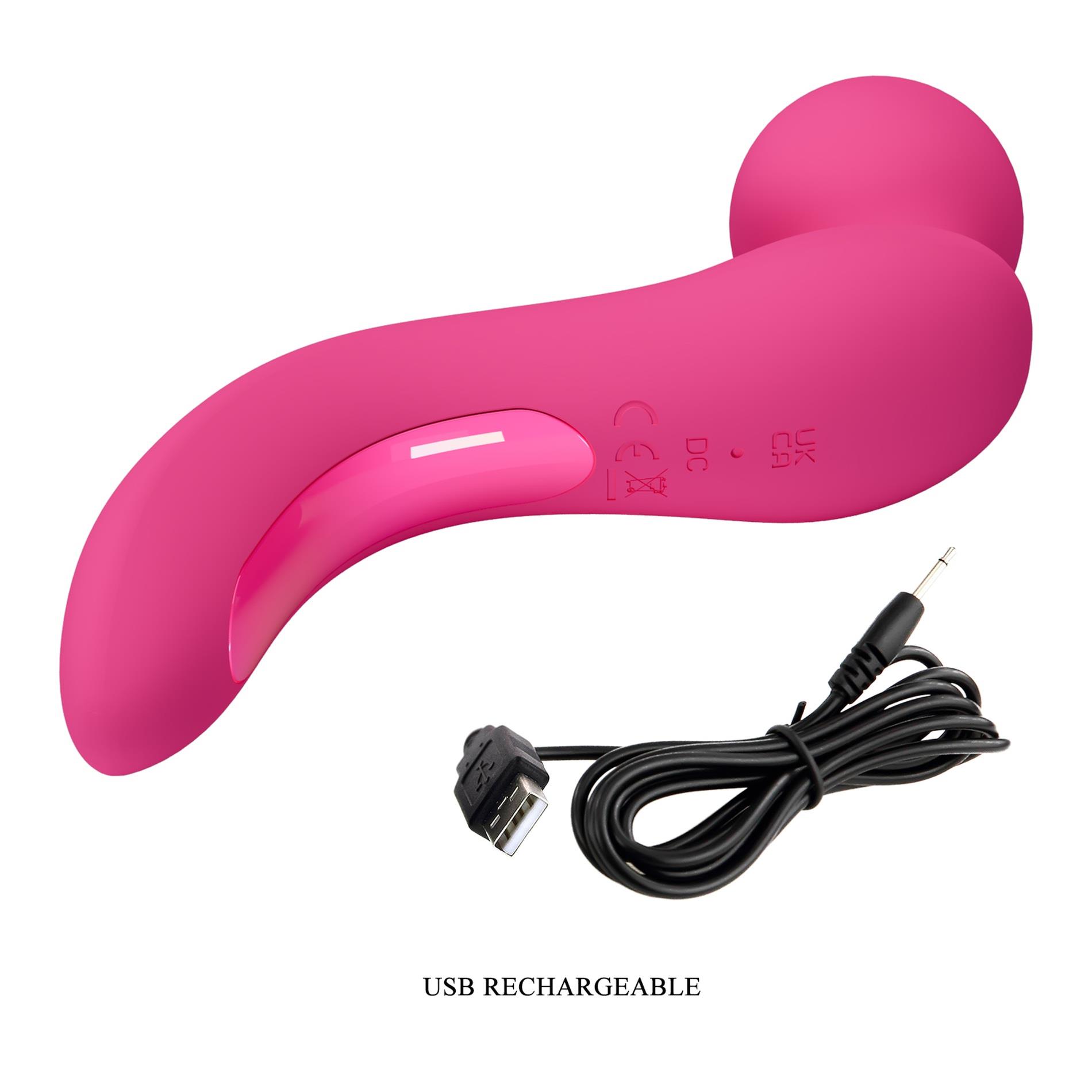 Lois, 10 Vibration Functions, Silicone Abs, Usb Rechargeable