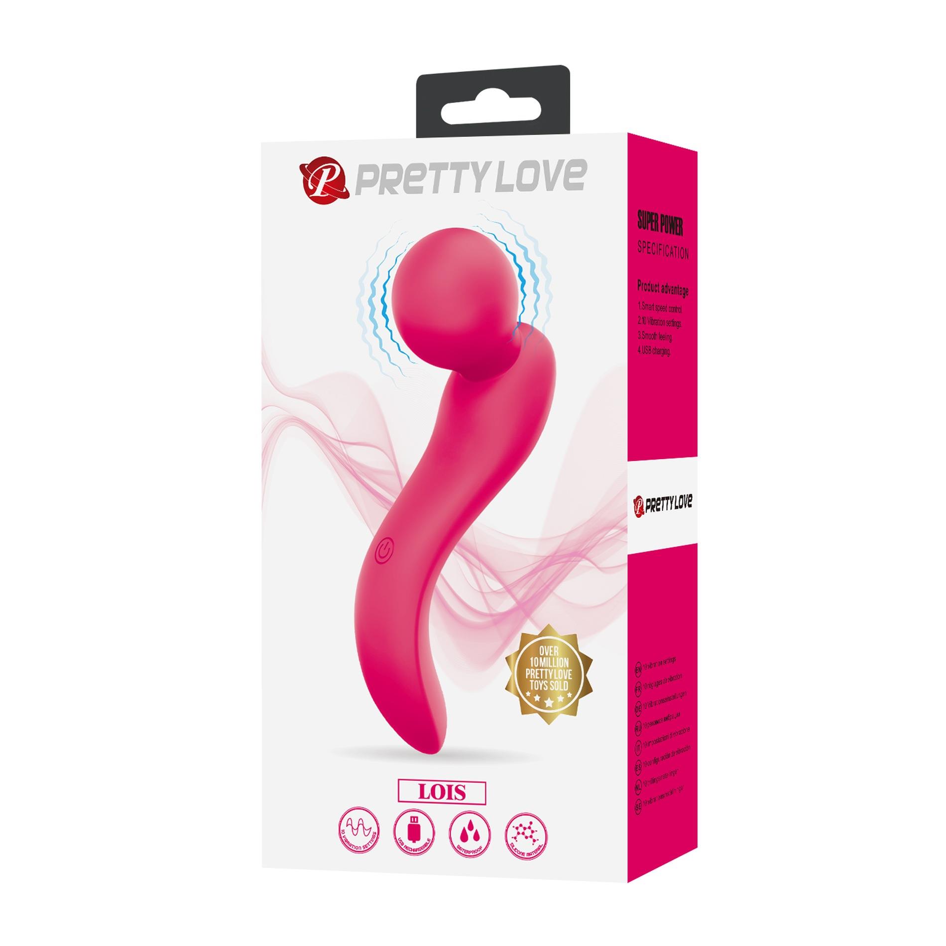 Lois, 10 Vibration Functions, Silicone Abs, Usb Rechargeable