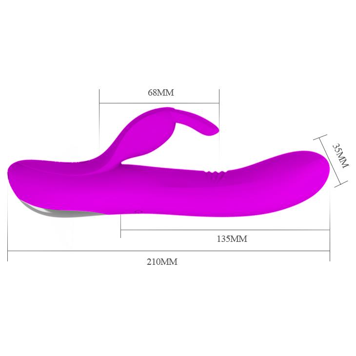 WIBRATOR MAZAŻER STYMULATOR DYLAN USB 4 waving 7 vibration