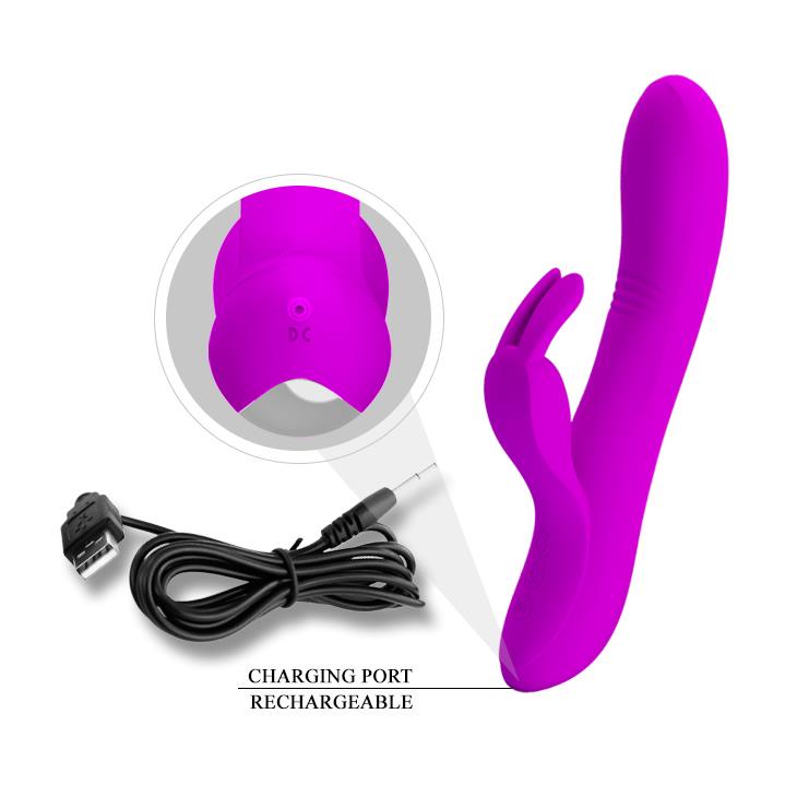 WIBRATOR MAZAŻER STYMULATOR DYLAN USB 4 waving 7 vibration