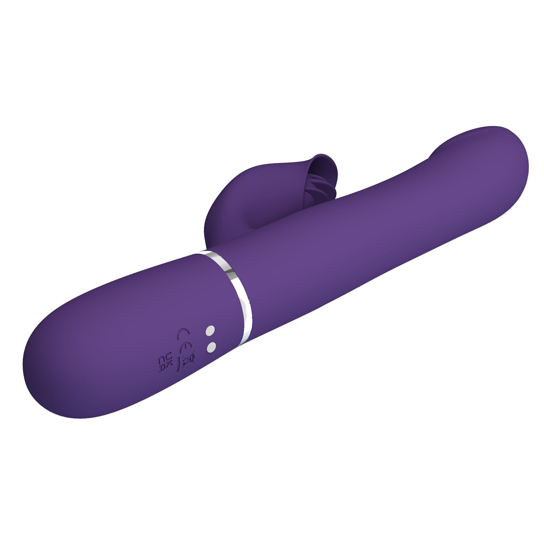 Pretty Love - Falin Dark Purple, 7 Vibration Functions 4 Rolling Functions