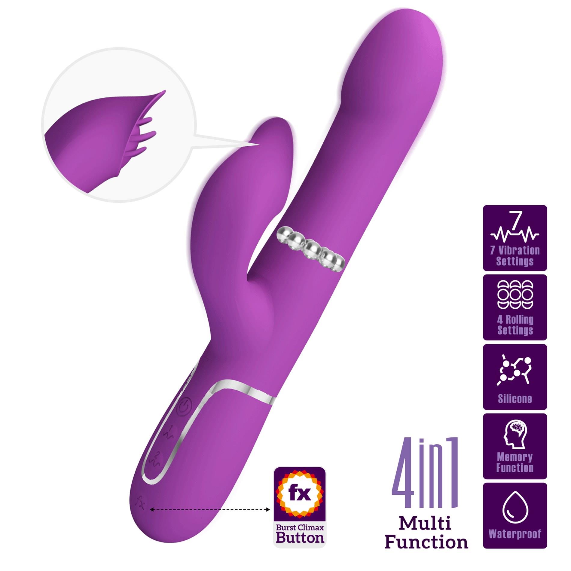 Pretty Love - Falin Purple, 7 Vibration Functions 4 Rolling Functions