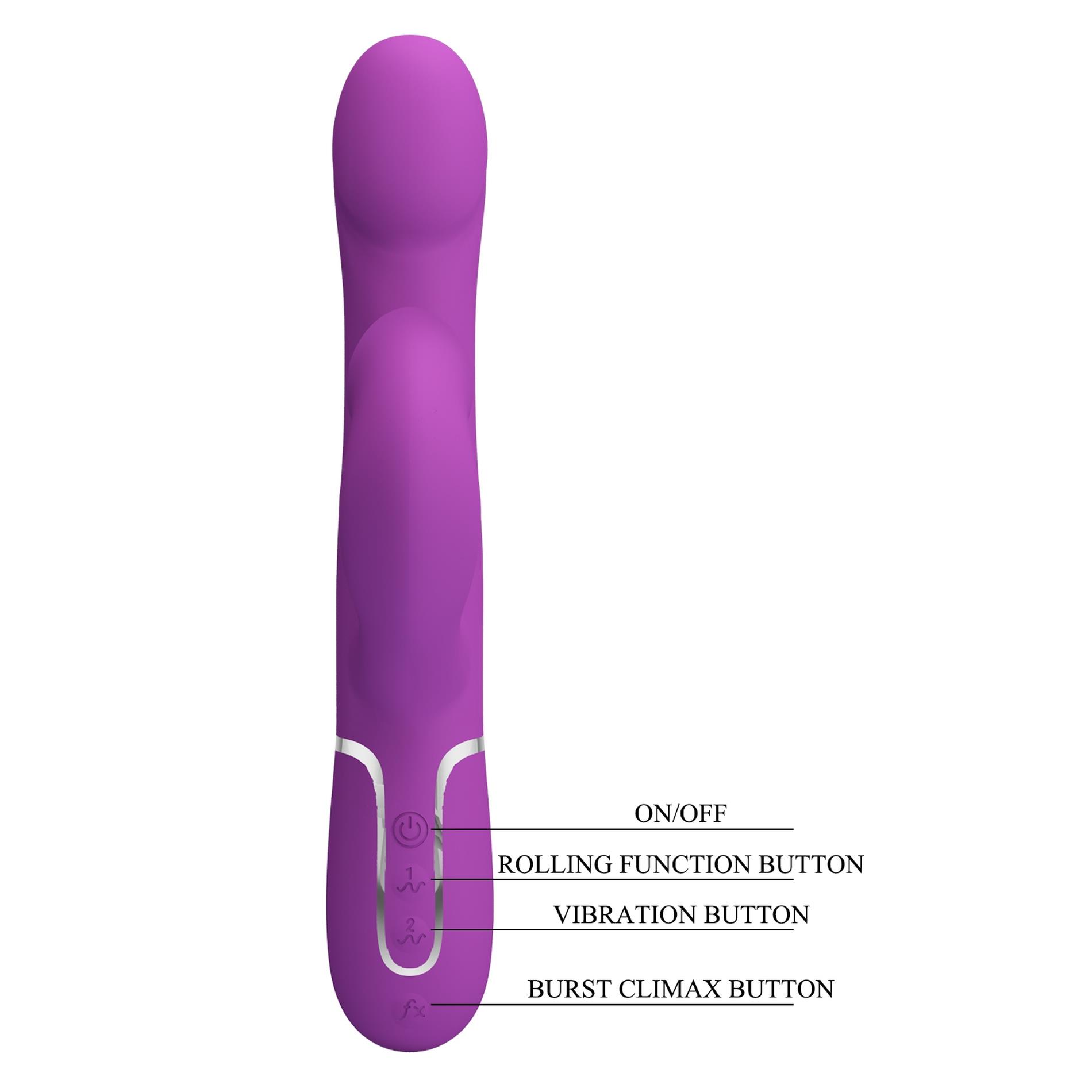 Pretty Love - Falin Purple, 7 Vibration Functions 4 Rolling Functions