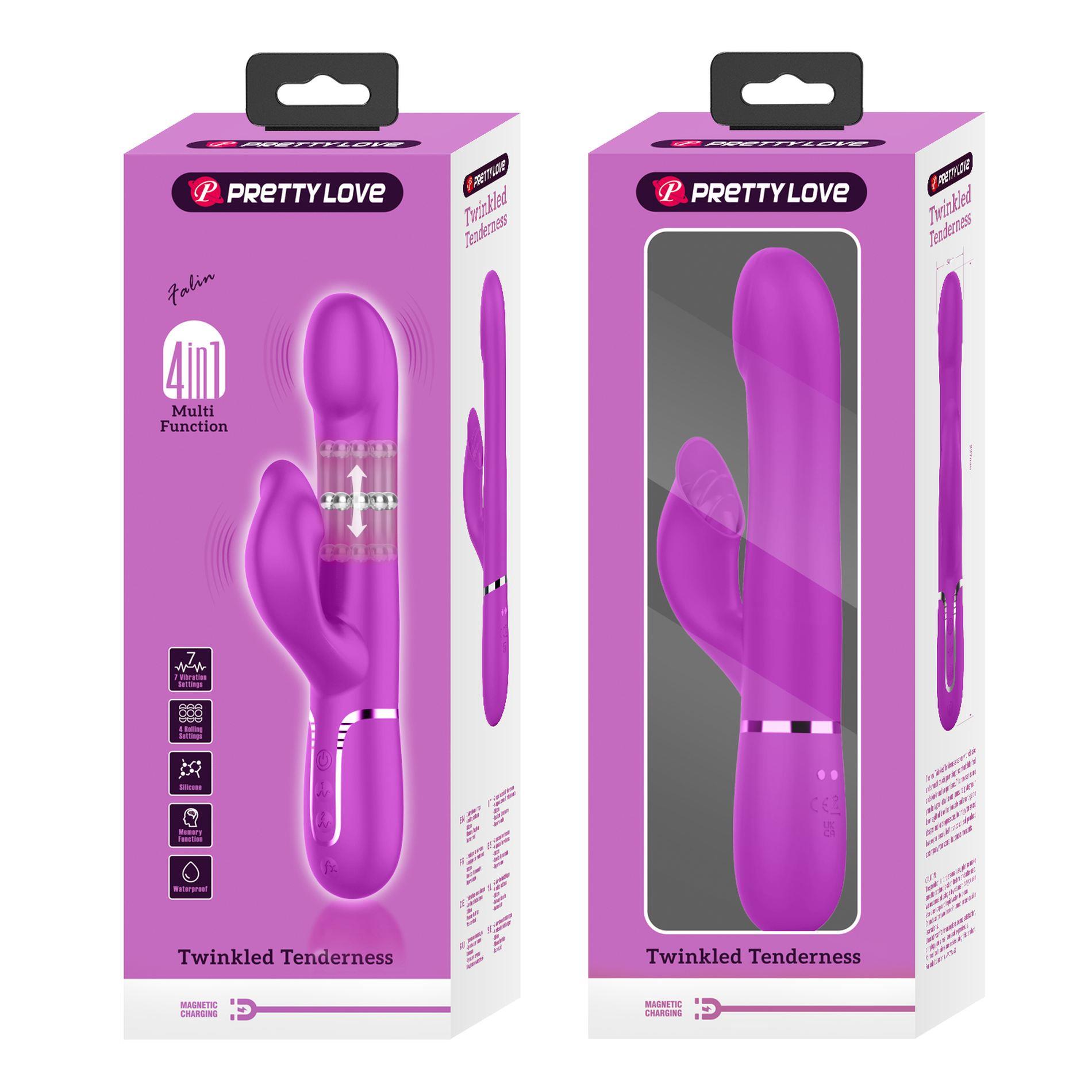 Pretty Love - Twinkled Tenderness Purple, 7 Vibration Functions