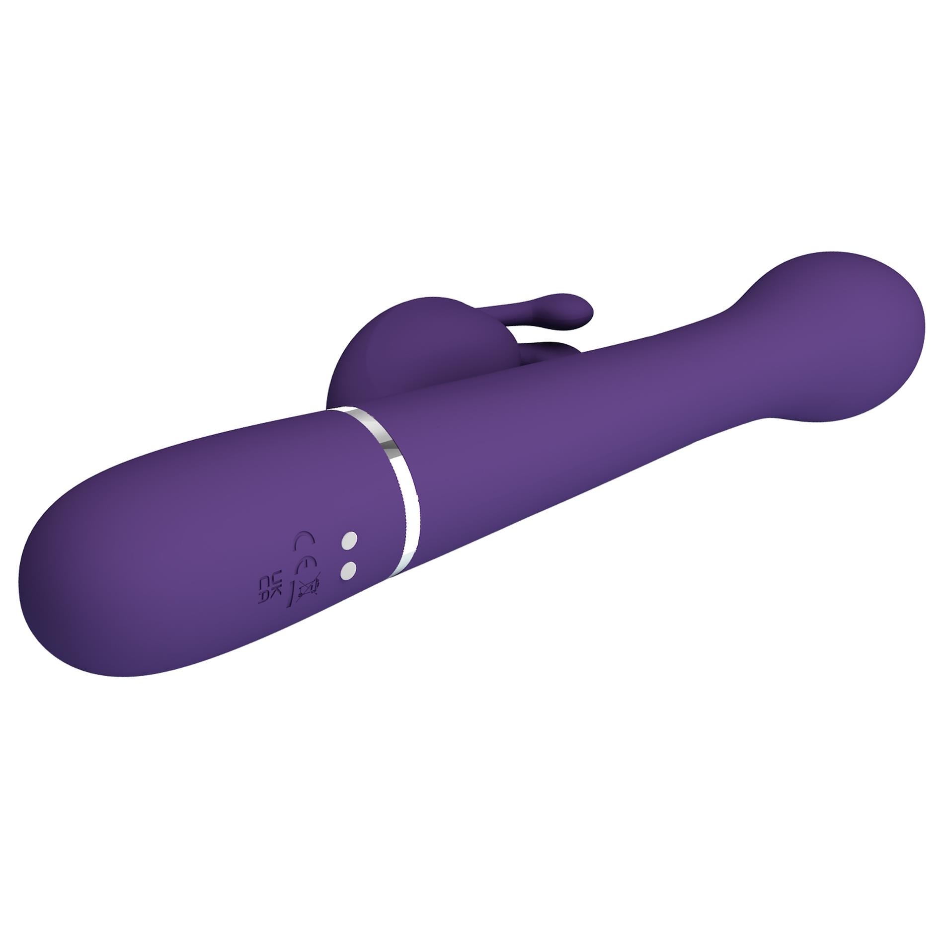 Pretty Love - Dejon Dark Purple, 7 Vibration Functions 4 Thrusting Settings