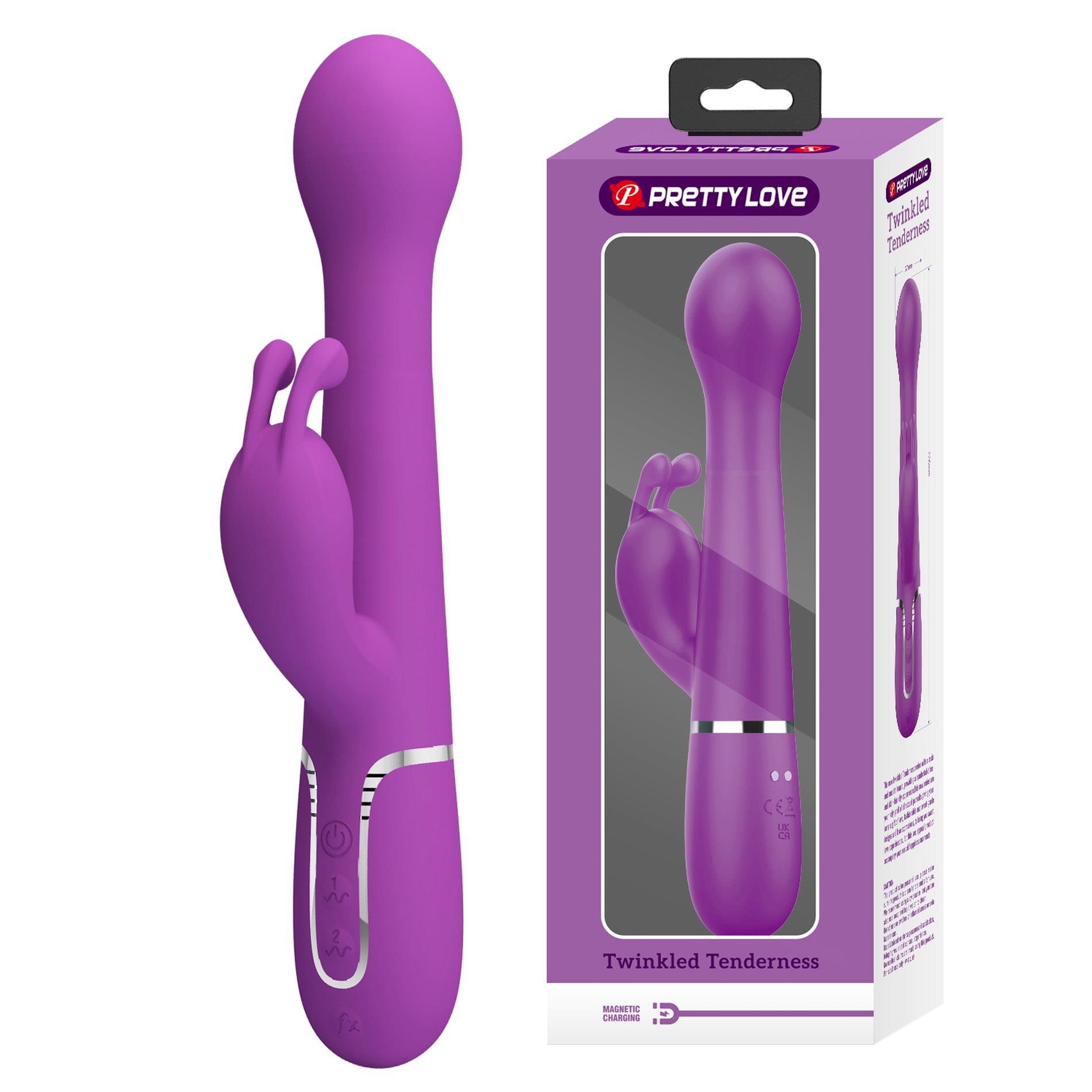 Pretty Love - Dejon Purple, 7 Vibration Functions 4 Thrusting Settings 4 Ro