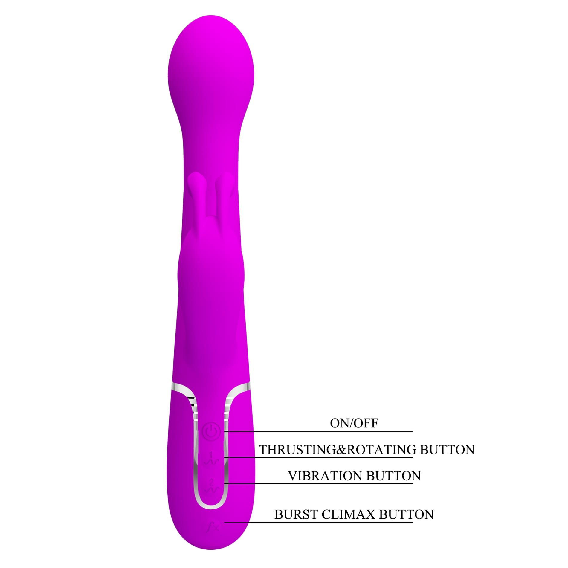 Pretty Love - Dejon Twinkled Tenderness Purple, 7 Vibration Functions
