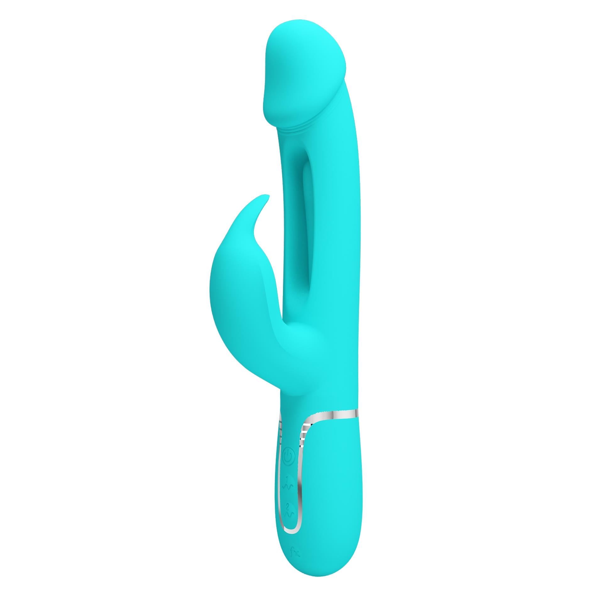 Pretty Love - Kampas Green, 7 Vibration Functions 4 Licking Settings