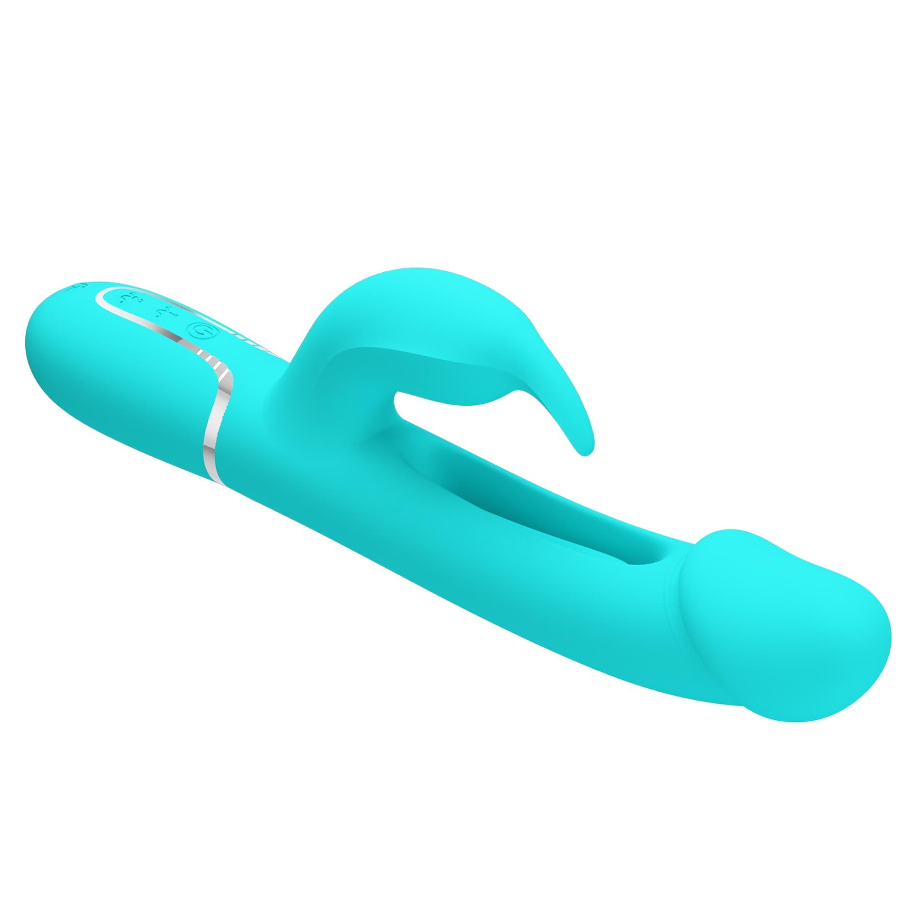 Pretty Love - Kampas Green, 7 Vibration Functions 4 Licking Settings