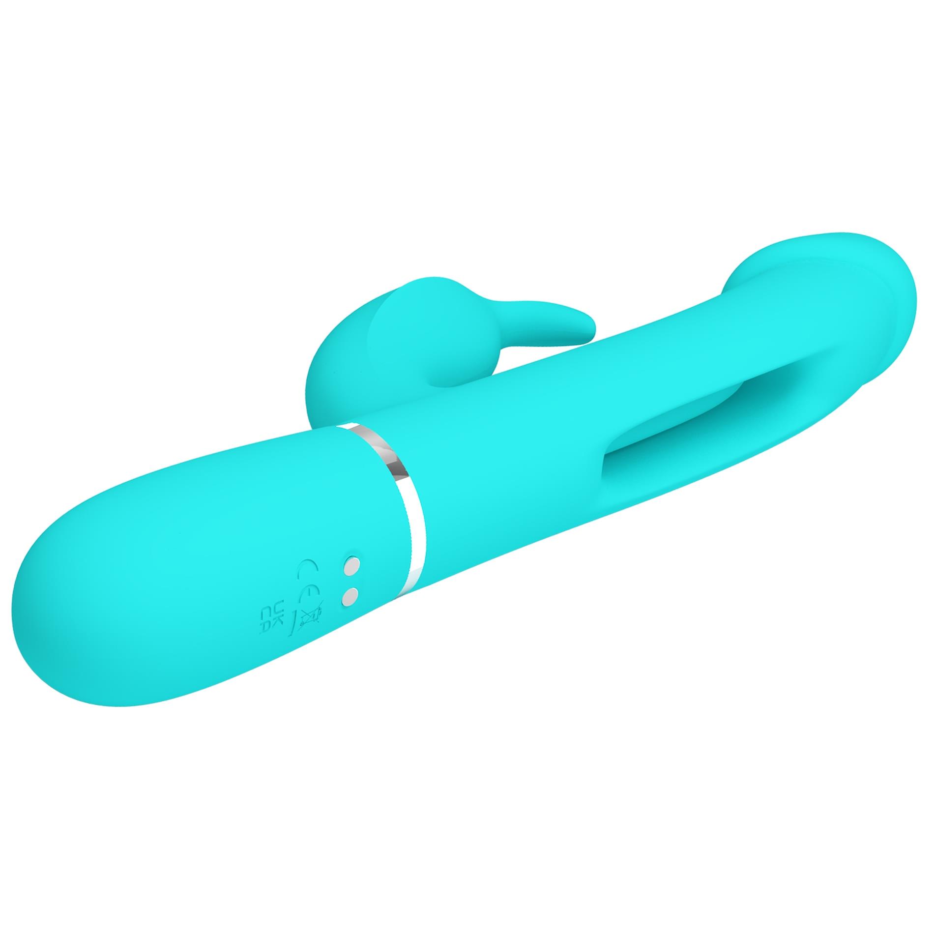 Pretty Love - Kampas Green, 7 Vibration Functions 4 Licking Settings