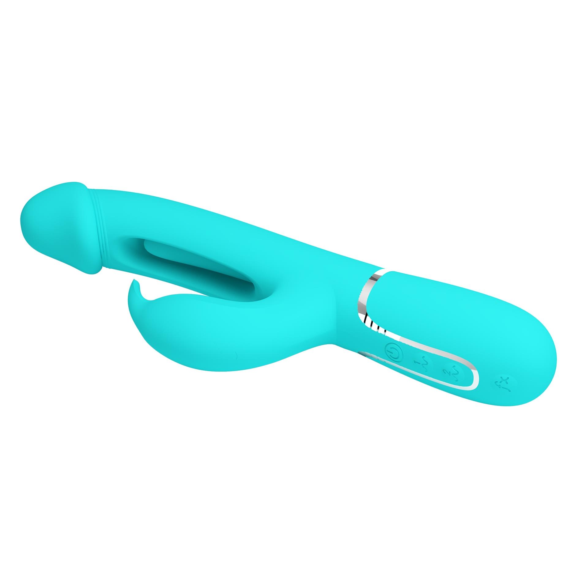 Pretty Love - Kampas Green, 7 Vibration Functions 4 Licking Settings
