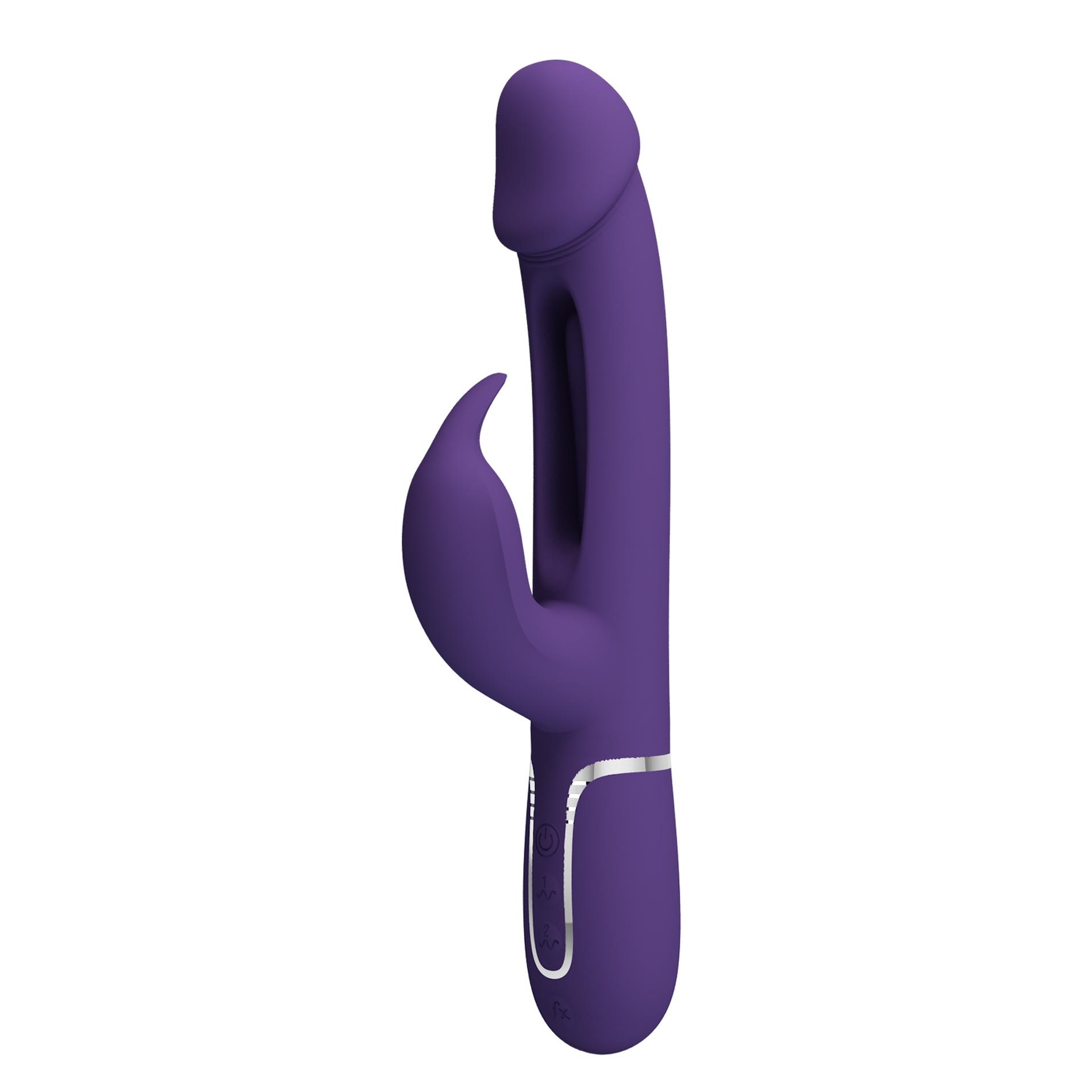 Pretty Love - Kampas Dark Purple, 7 Vibration Functions 4 Licking Settings