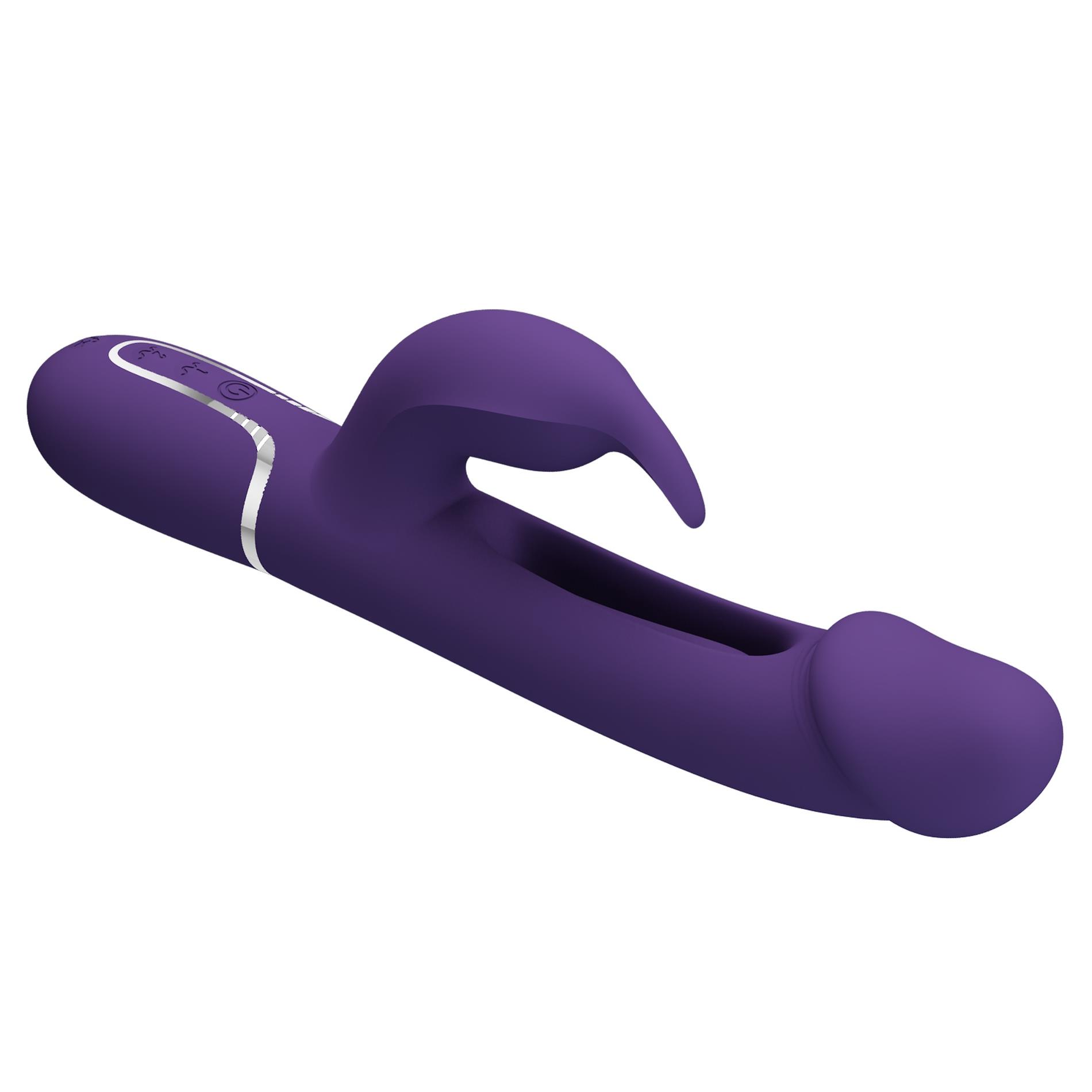 Pretty Love - Kampas Dark Purple, 7 Vibration Functions 4 Licking Settings