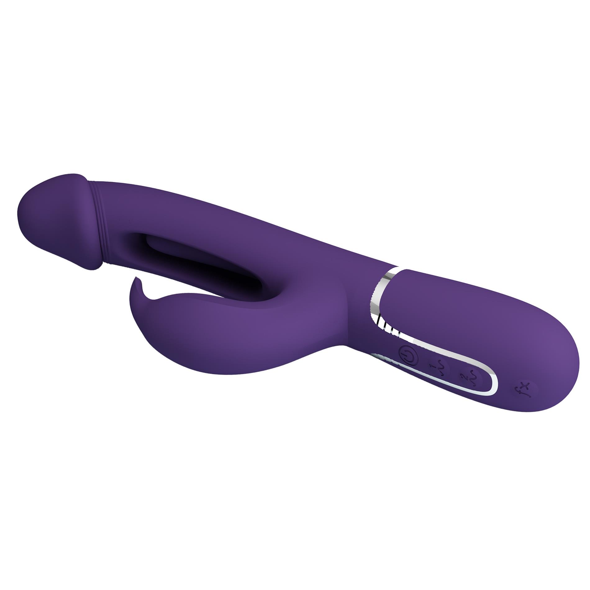 Pretty Love - Kampas Dark Purple, 7 Vibration Functions 4 Licking Settings