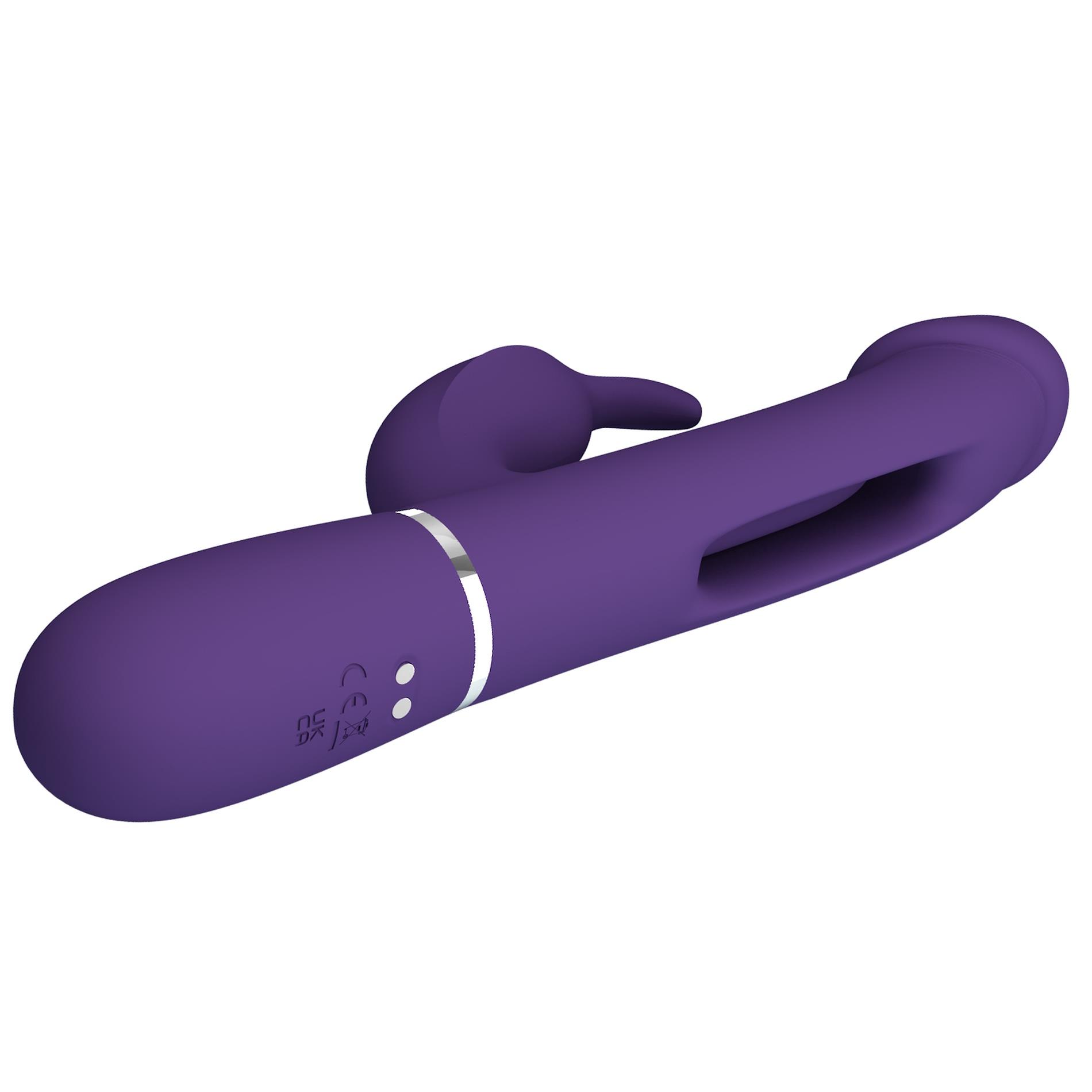 Pretty Love - Kampas Dark Purple, 7 Vibration Functions 4 Licking Settings