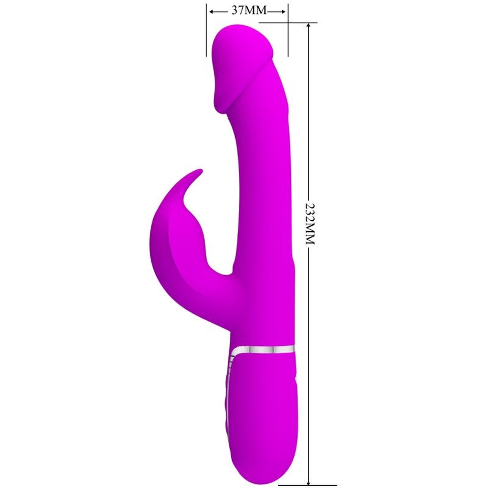 Pretty Love - Kampas Rabbit 3 In 1, Multifunction Vibrator