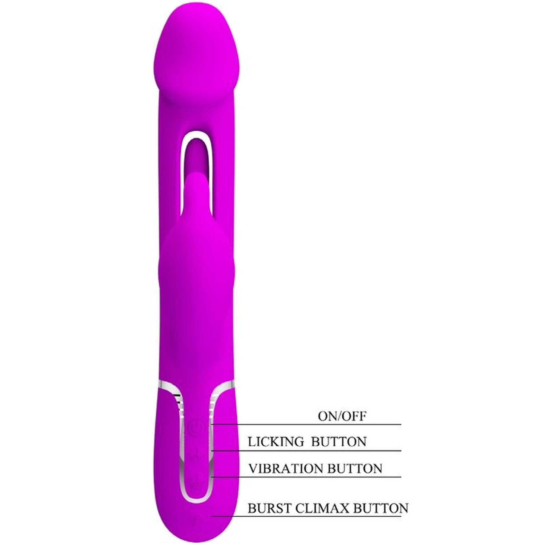 Pretty Love - Kampas Rabbit 3 In 1, Multifunction Vibrator