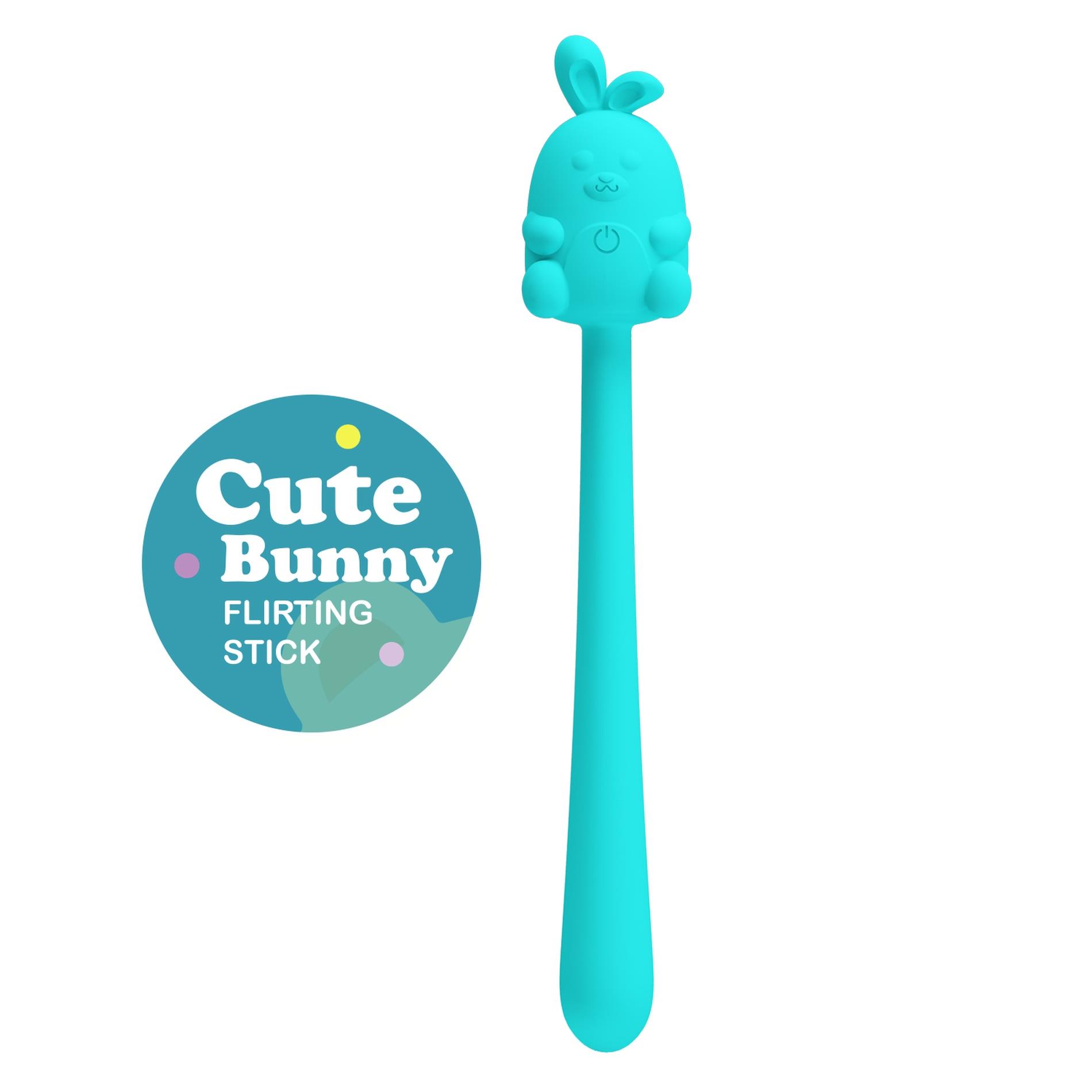 Cute Bunny, Flirting Stick, 7 Vibration Functions, Magnetic Usb Charging