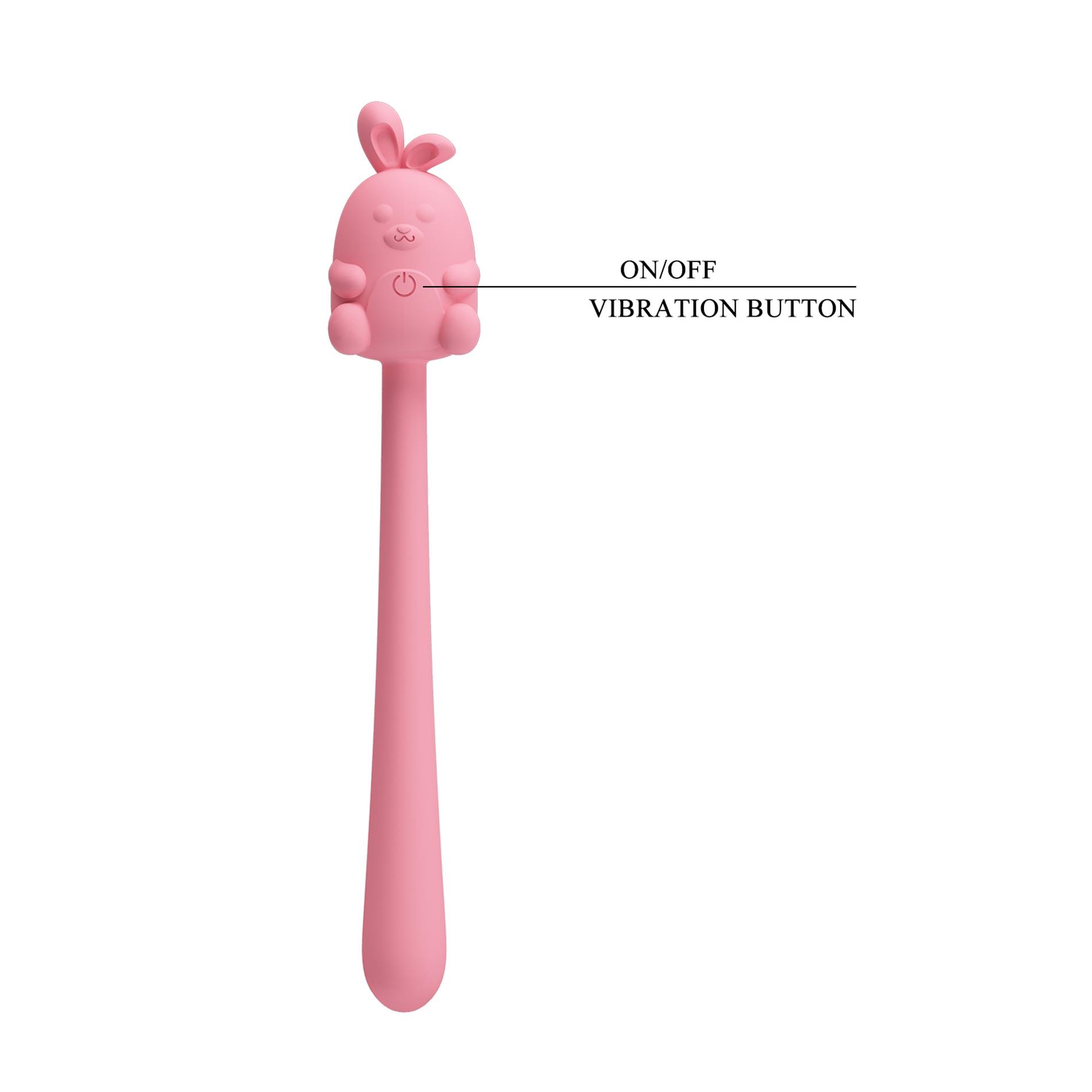 Cute Bunny, Flirting Stick, 7 Vibration Functions, Magnetic Usb Charging