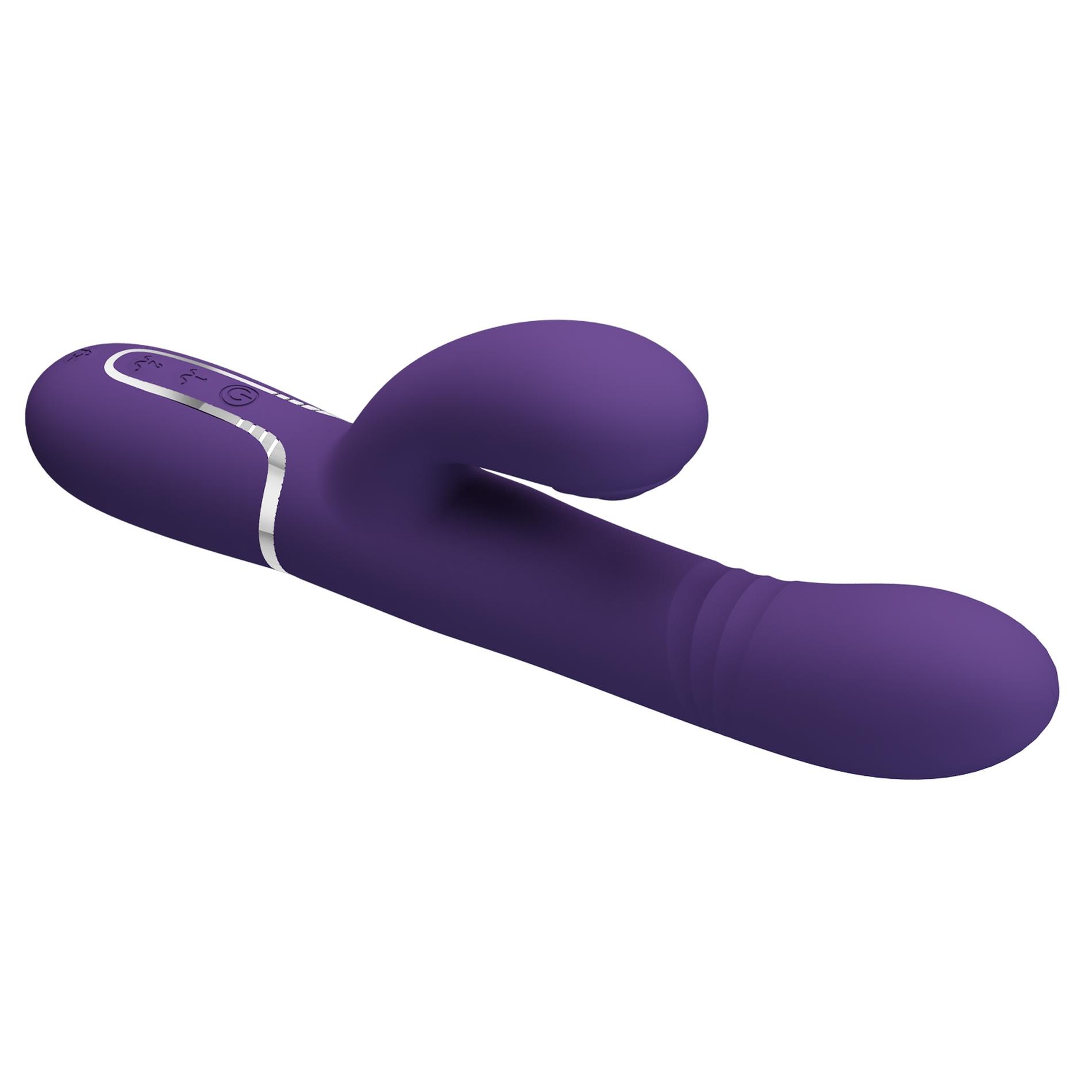 Pretty Love - Mariana Dark Purple, 7 Vibration Functions, 7 Thrusting